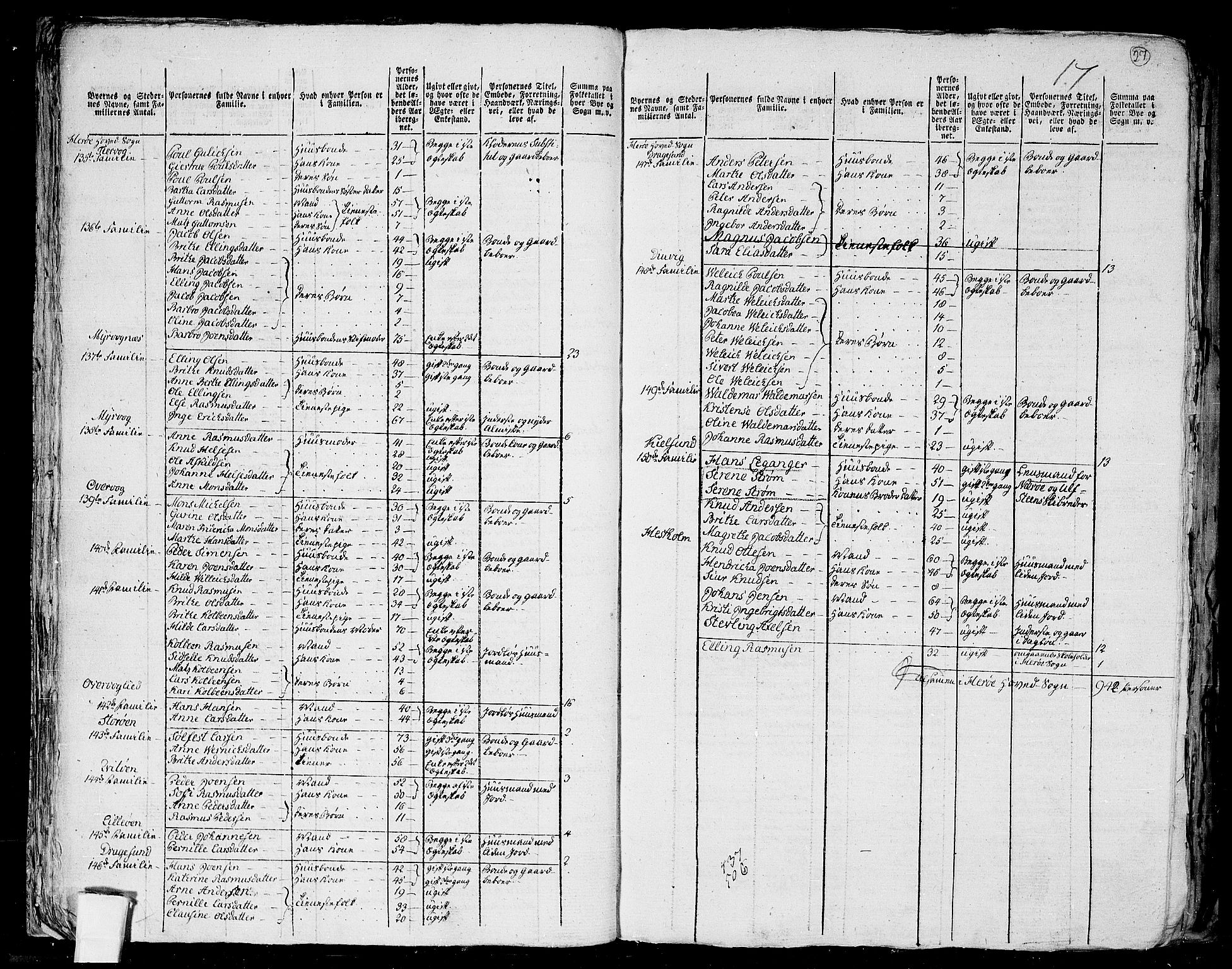 RA, 1801 census for 1515P Herøy, 1801, p. 26b-27a