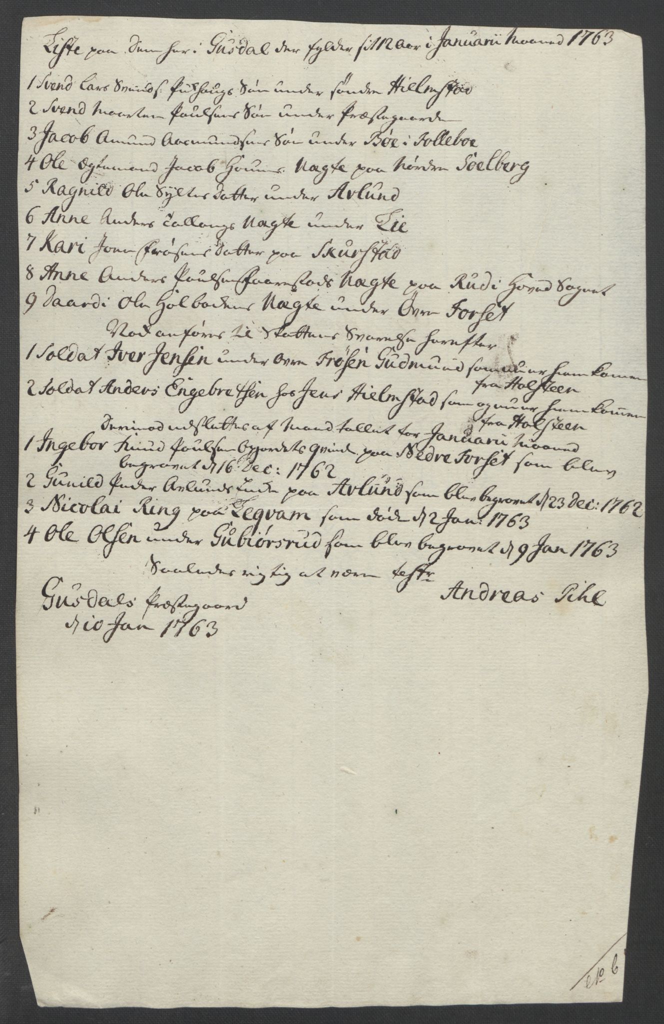 Rentekammeret inntil 1814, Reviderte regnskaper, Fogderegnskap, AV/RA-EA-4092/R17/L1266: Ekstraskatten Gudbrandsdal, 1762-1766, p. 126