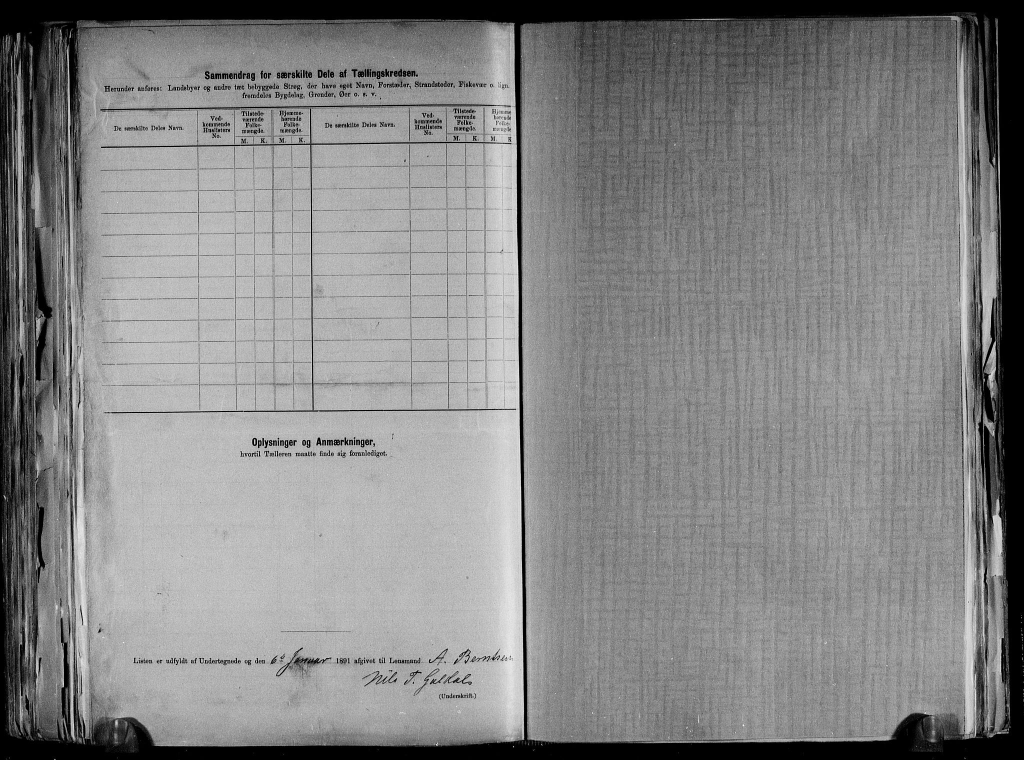 RA, 1891 census for 1036 Fjotland, 1891, p. 23