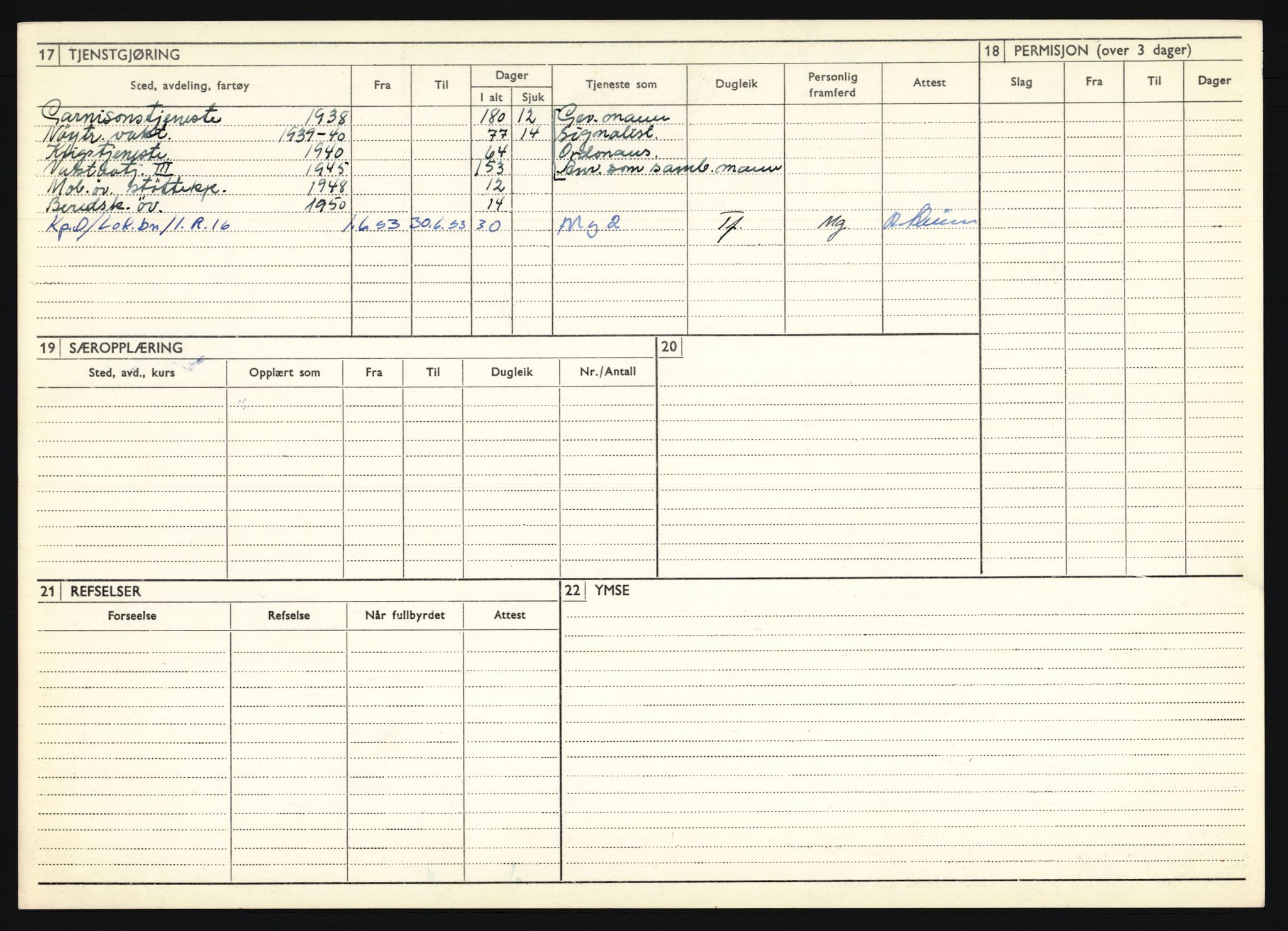 Forsvaret, Troms infanteriregiment nr. 16, AV/RA-RAFA-3146/P/Pa/L0020: Rulleblad for regimentets menige mannskaper, årsklasse 1936, 1936, p. 222