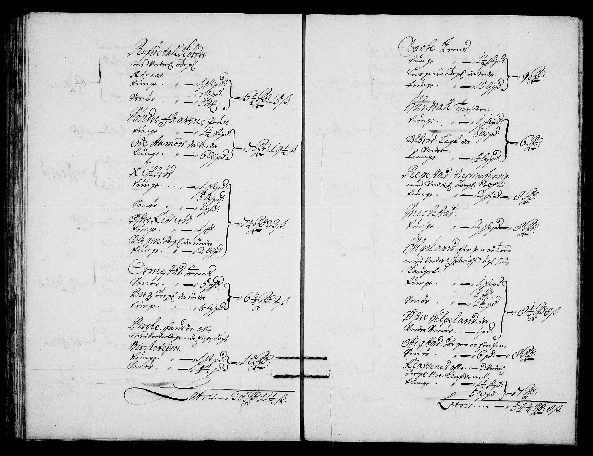 Rentekammeret inntil 1814, Realistisk ordnet avdeling, AV/RA-EA-4070/N/Na/L0003/0005: [XI h]: Tønsbergs amt og Larvik grevskaps jordebøker: / Kontribusjon og leilendingsskatt for Tønsbergs amt., 1680