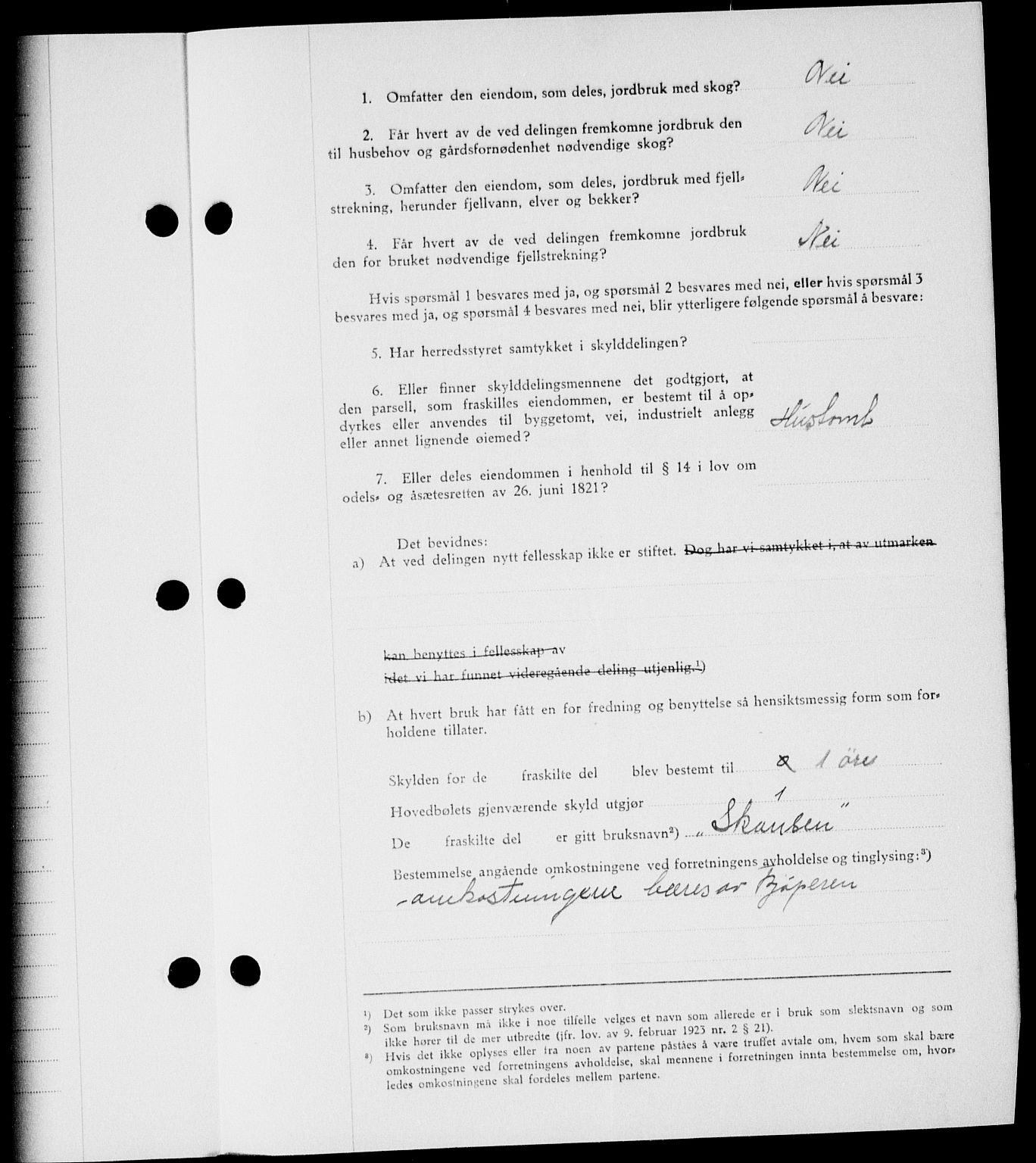 Onsøy sorenskriveri, SAO/A-10474/G/Ga/Gab/L0015: Mortgage book no. II A-15, 1945-1946, Diary no: : 539/1946