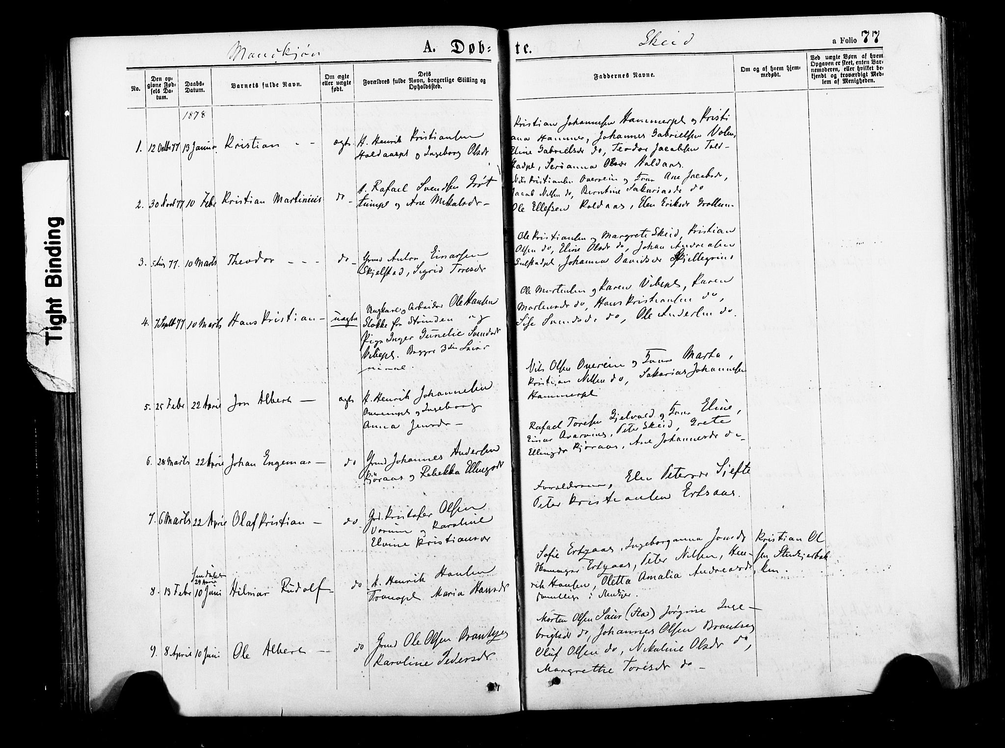 Ministerialprotokoller, klokkerbøker og fødselsregistre - Nord-Trøndelag, SAT/A-1458/735/L0348: Parish register (official) no. 735A09 /2, 1873-1883, p. 77