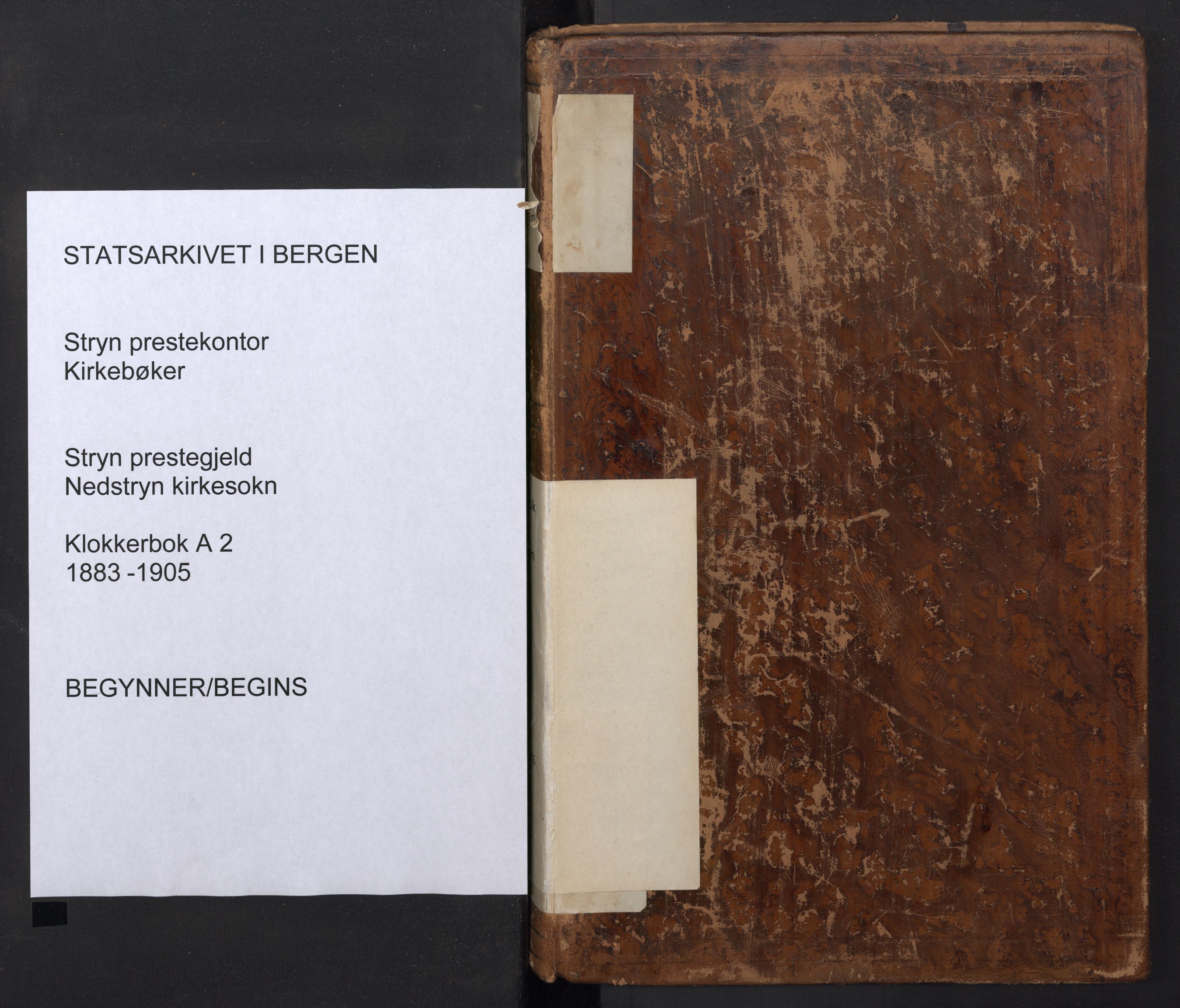 Stryn Sokneprestembete, SAB/A-82501: Parish register (copy) no. A 2, 1883-1905