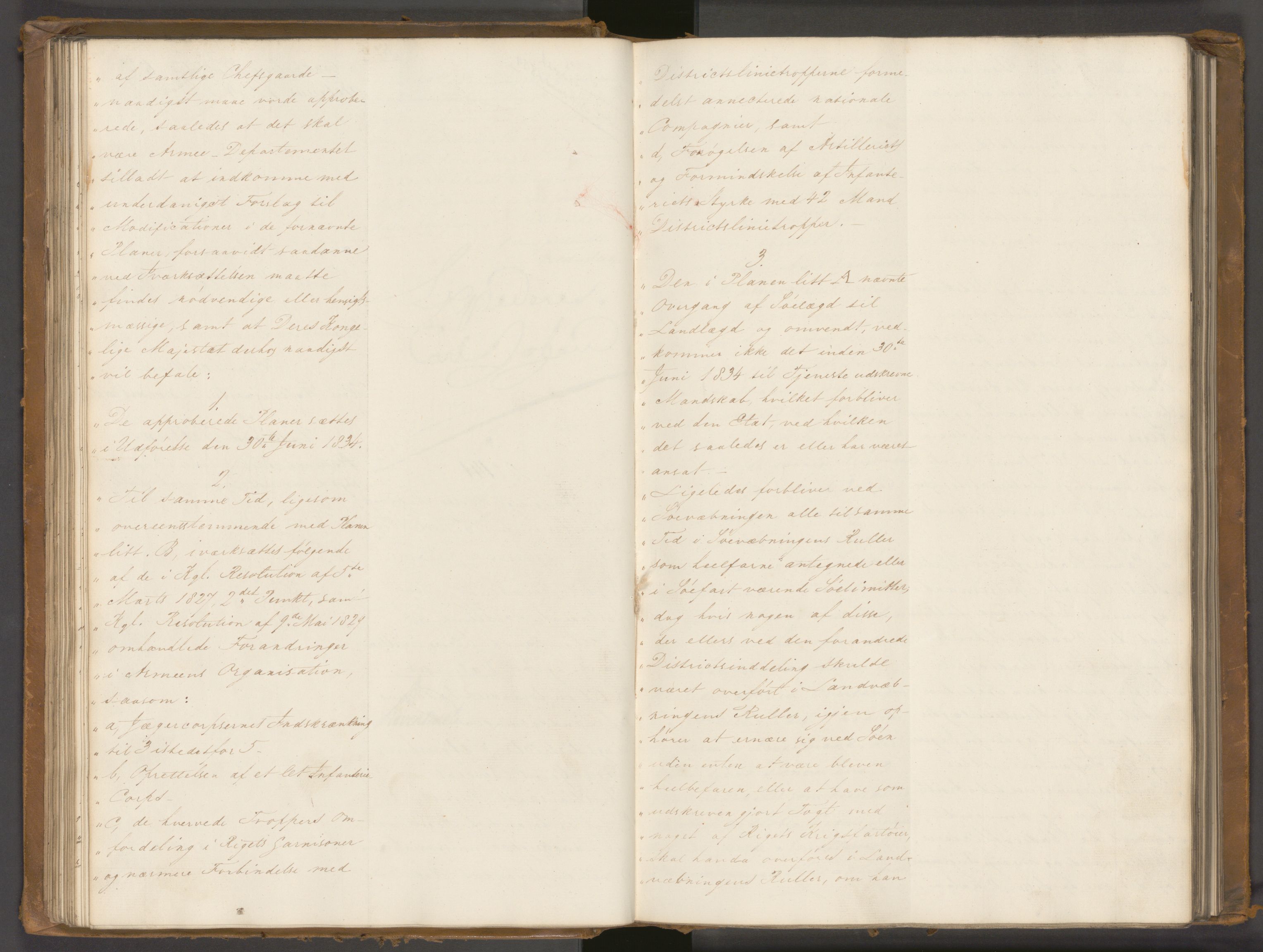 Statsrådssekretariatet, AV/RA-S-1001/A/Ab/L0038: Kgl. res. nr. 1-550, 1. halvår, 1834