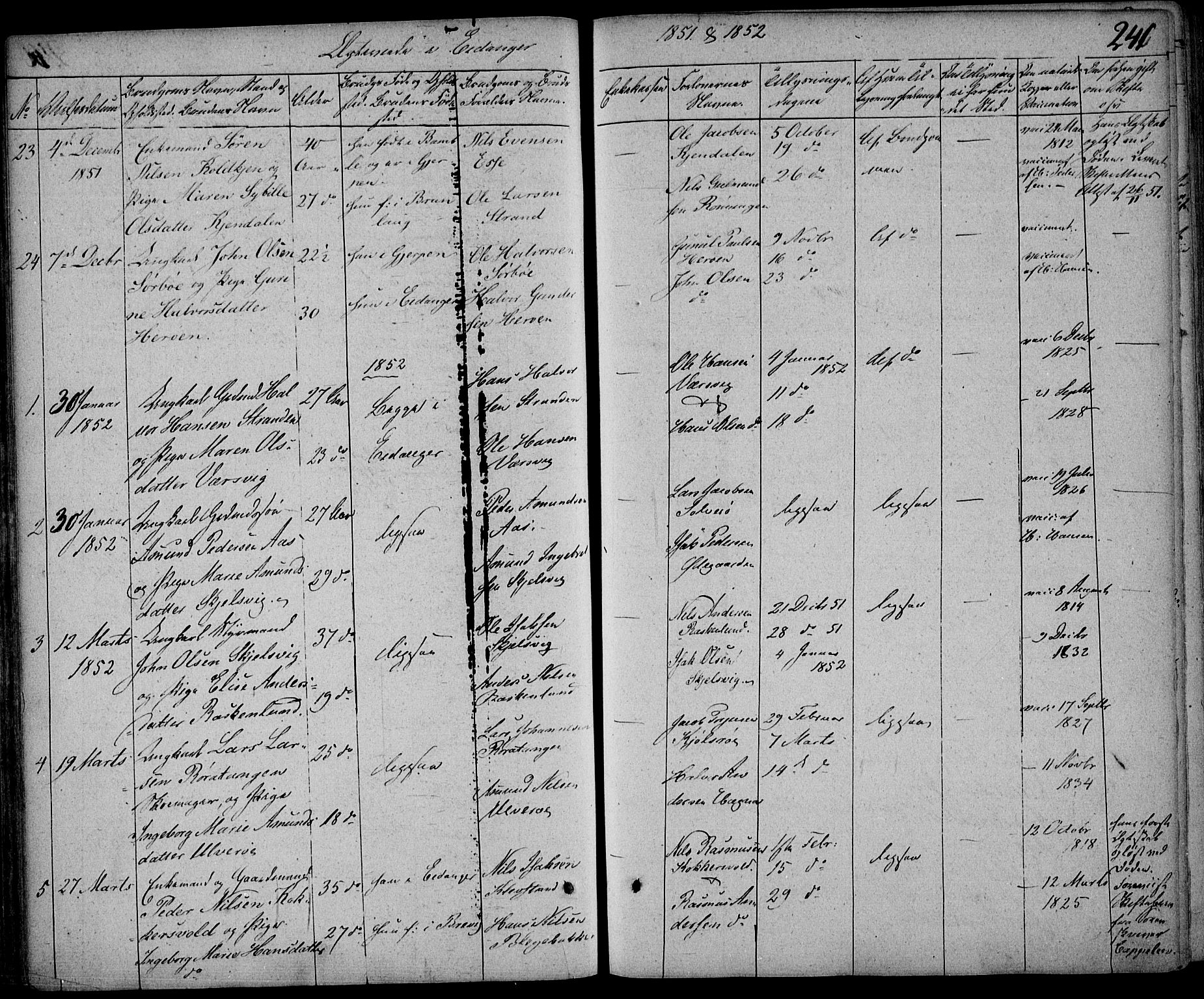 Eidanger kirkebøker, SAKO/A-261/F/Fa/L0008: Parish register (official) no. 8, 1831-1858, p. 241