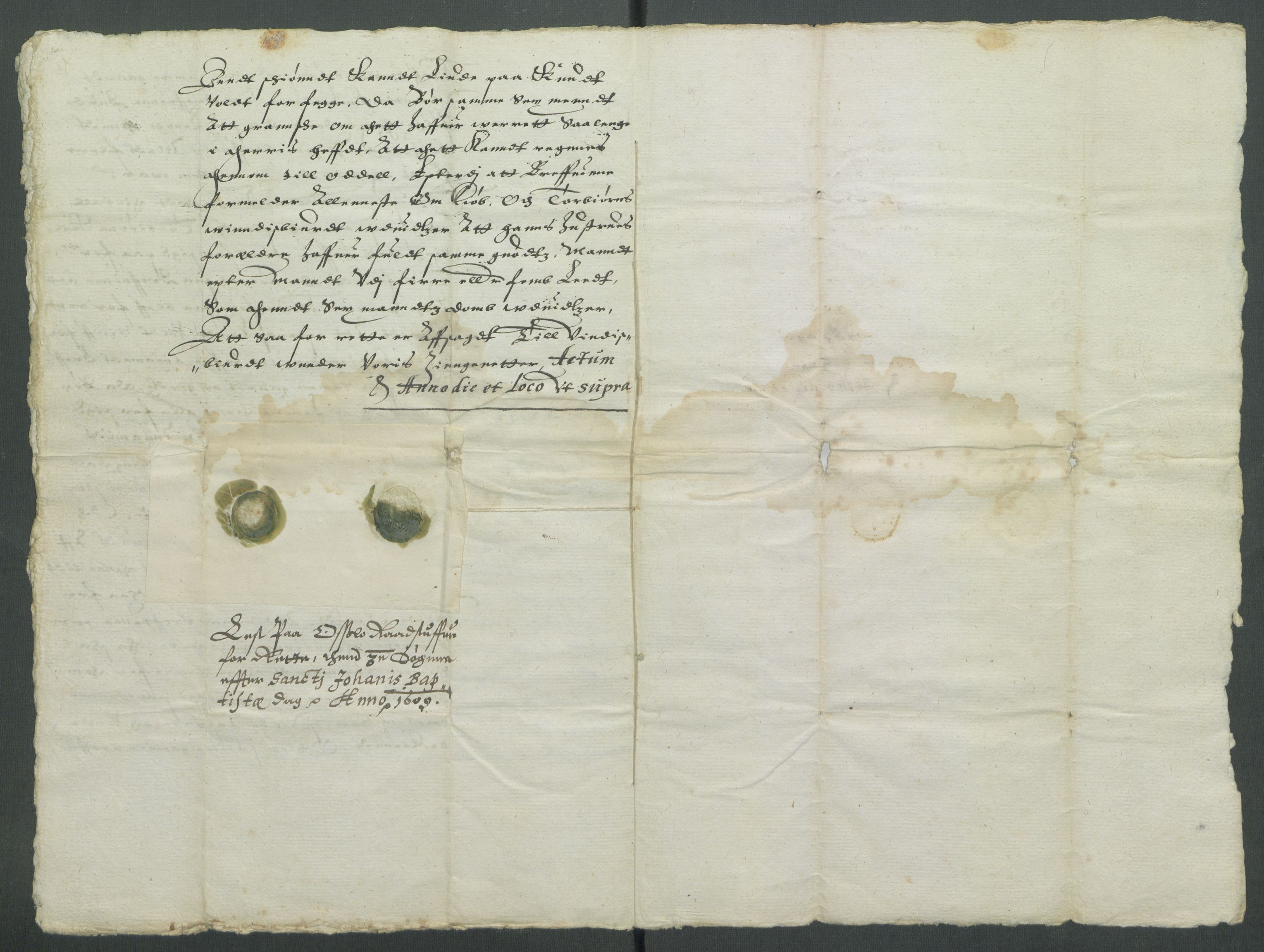 Riksarkivets diplomsamling, AV/RA-EA-5965/F02/L0112: Dokumenter, 1603, p. 37