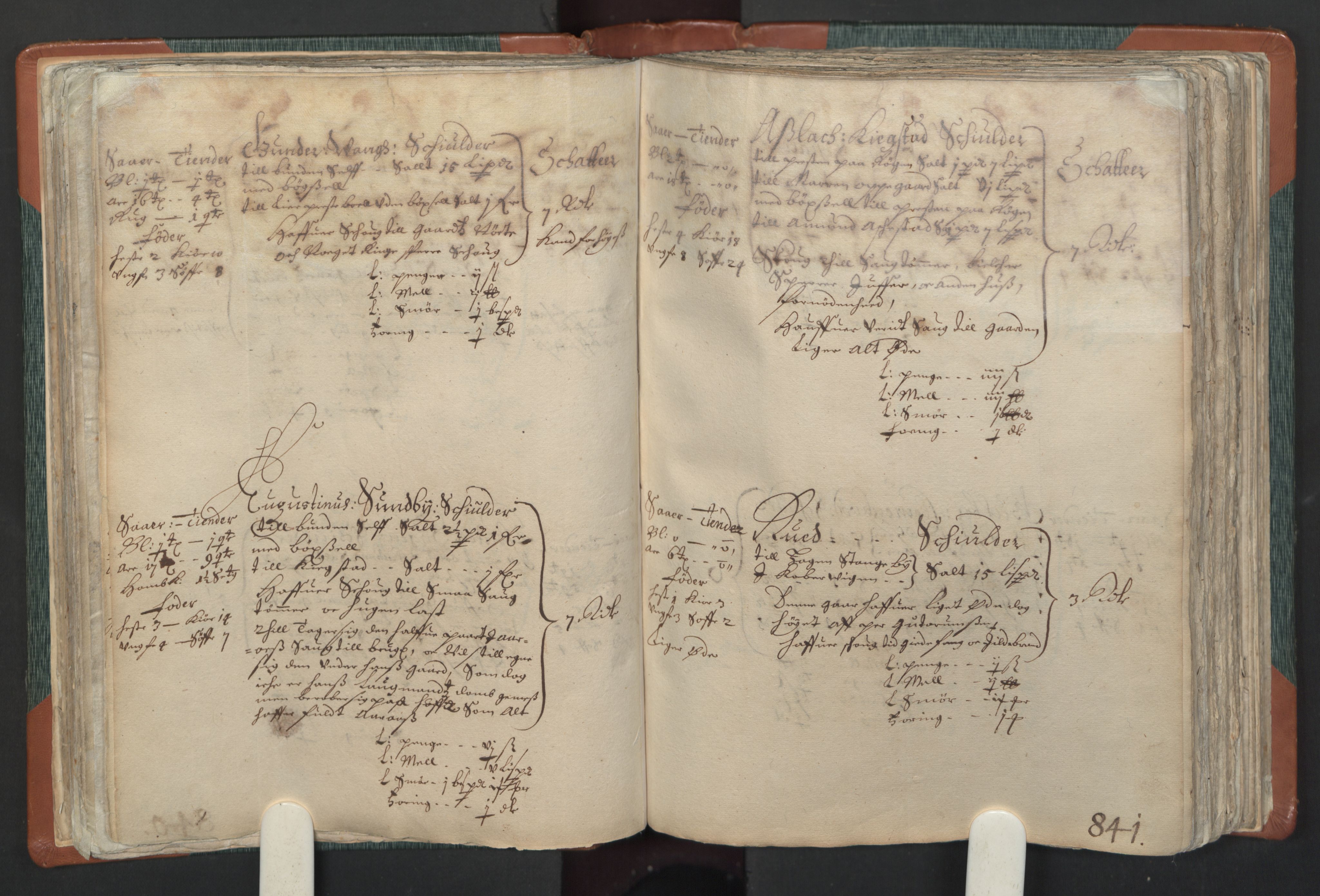 Rentekammeret inntil 1814, Realistisk ordnet avdeling, AV/RA-EA-4070/L/L0006: Kristiania lagdømme. Alminnelig jordebok med skatteligning for Lier, Hurum, Røyken, Ringerike og Nes i Hallingdal, samt Hadeland., 1661, p. 840b-841a
