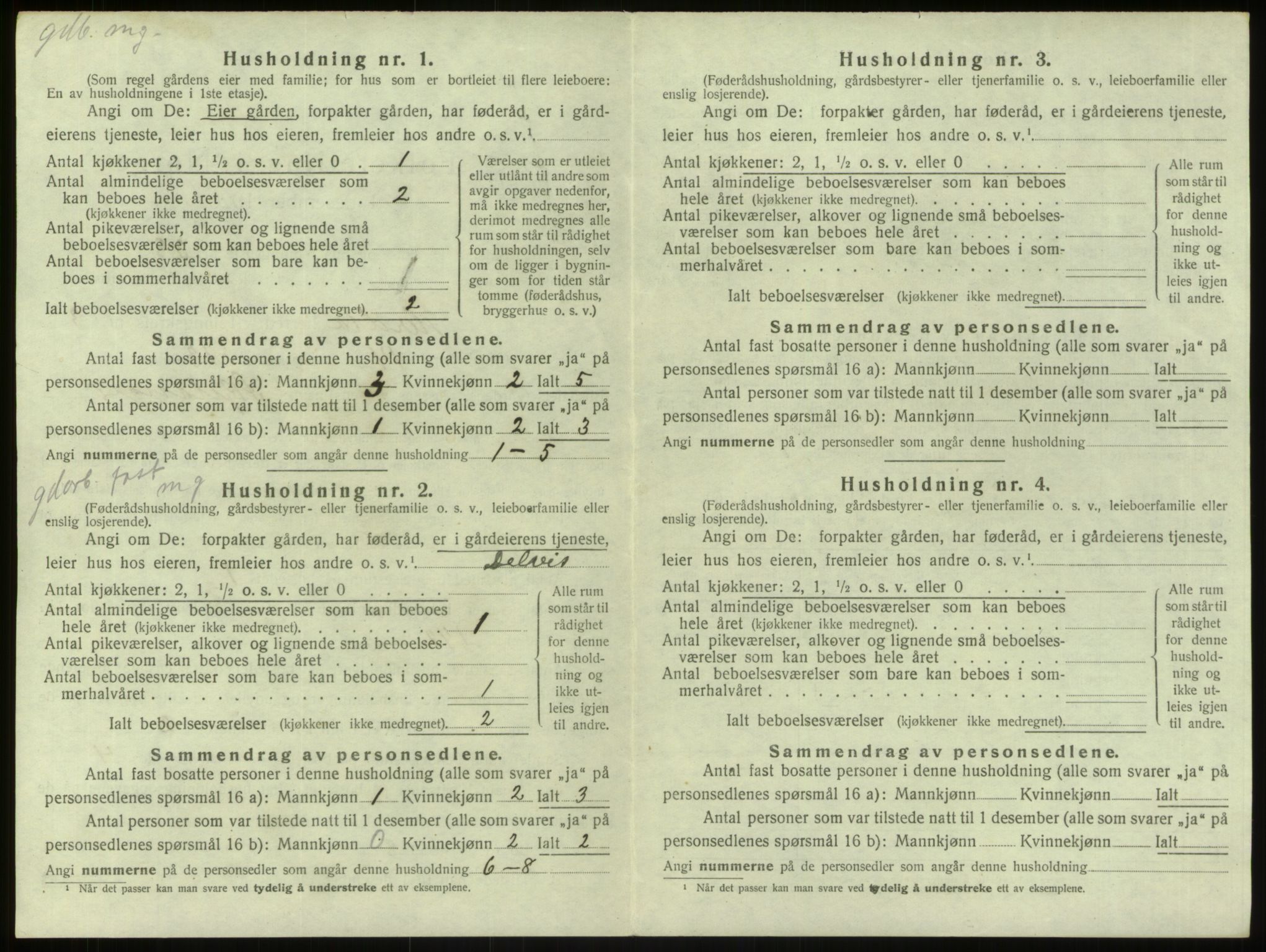 SAB, 1920 census for Herdla, 1920, p. 359