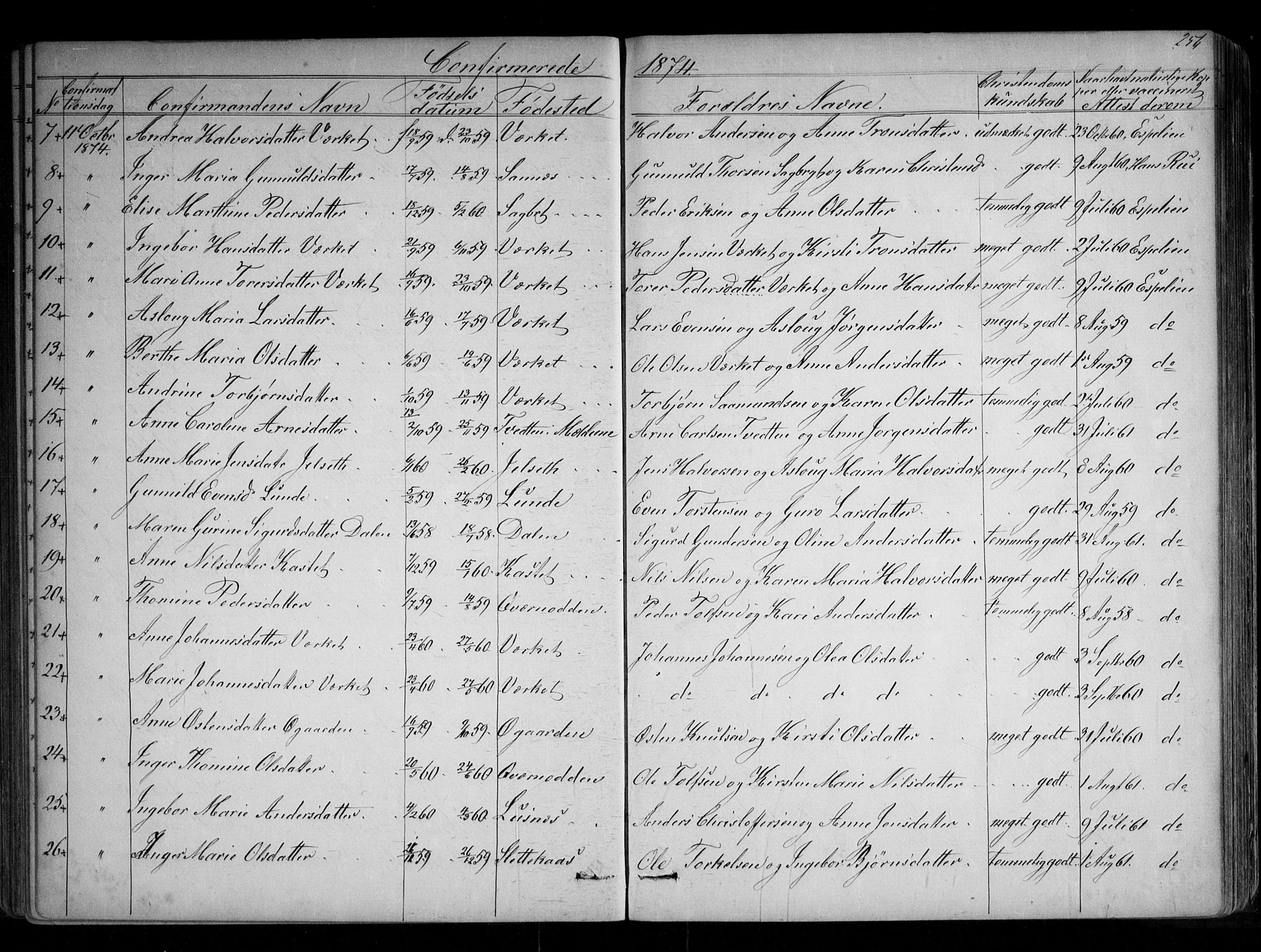 Holla kirkebøker, SAKO/A-272/G/Ga/L0004: Parish register (copy) no. I 4, 1867-1890, p. 256