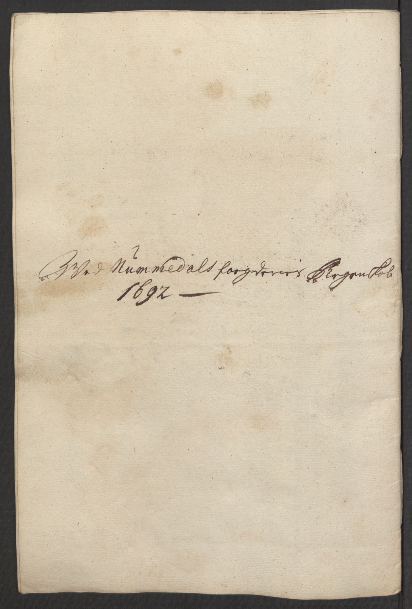 Rentekammeret inntil 1814, Reviderte regnskaper, Fogderegnskap, AV/RA-EA-4092/R64/L4424: Fogderegnskap Namdal, 1692-1695, p. 49