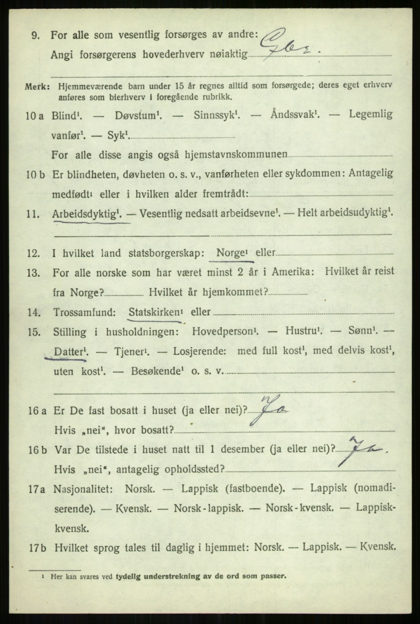 SATØ, 1920 census for Målselv, 1920, p. 3048