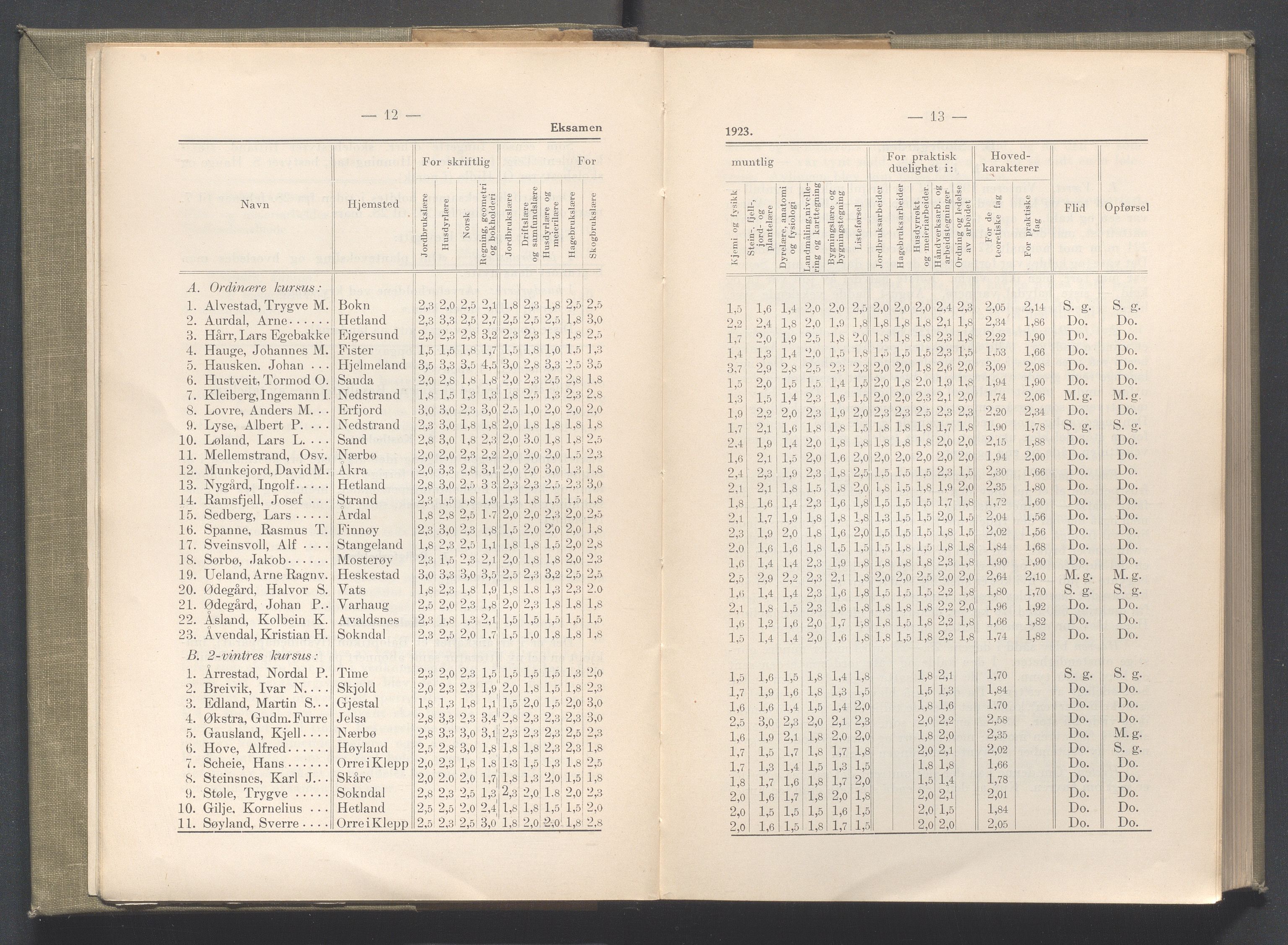 Rogaland fylkeskommune - Fylkesrådmannen , IKAR/A-900/A/Aa/Aaa/L0043: Møtebok , 1924, p. 12-13