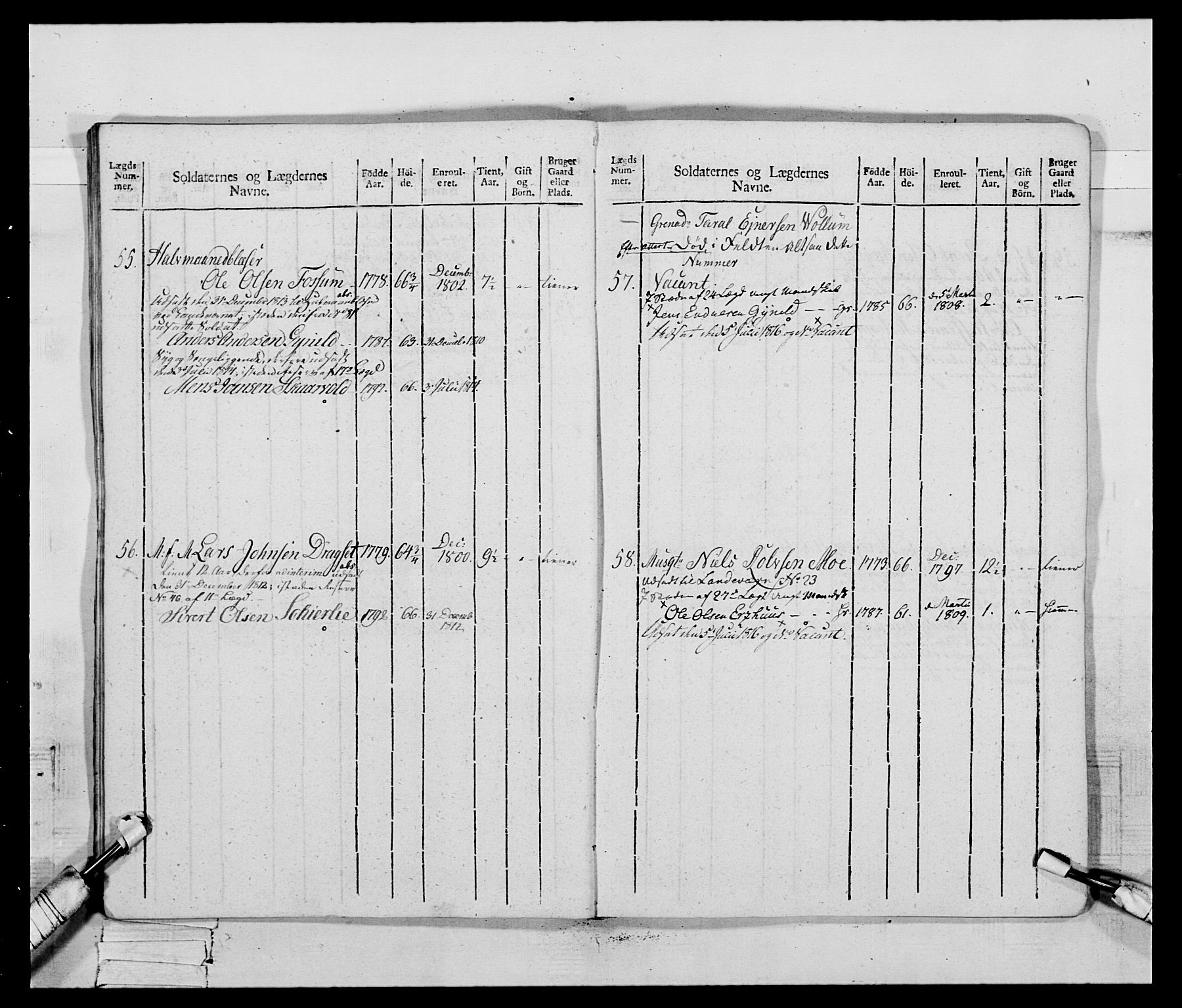 Generalitets- og kommissariatskollegiet, Det kongelige norske kommissariatskollegium, AV/RA-EA-5420/E/Eh/L0083c: 2. Trondheimske nasjonale infanteriregiment, 1810, p. 113