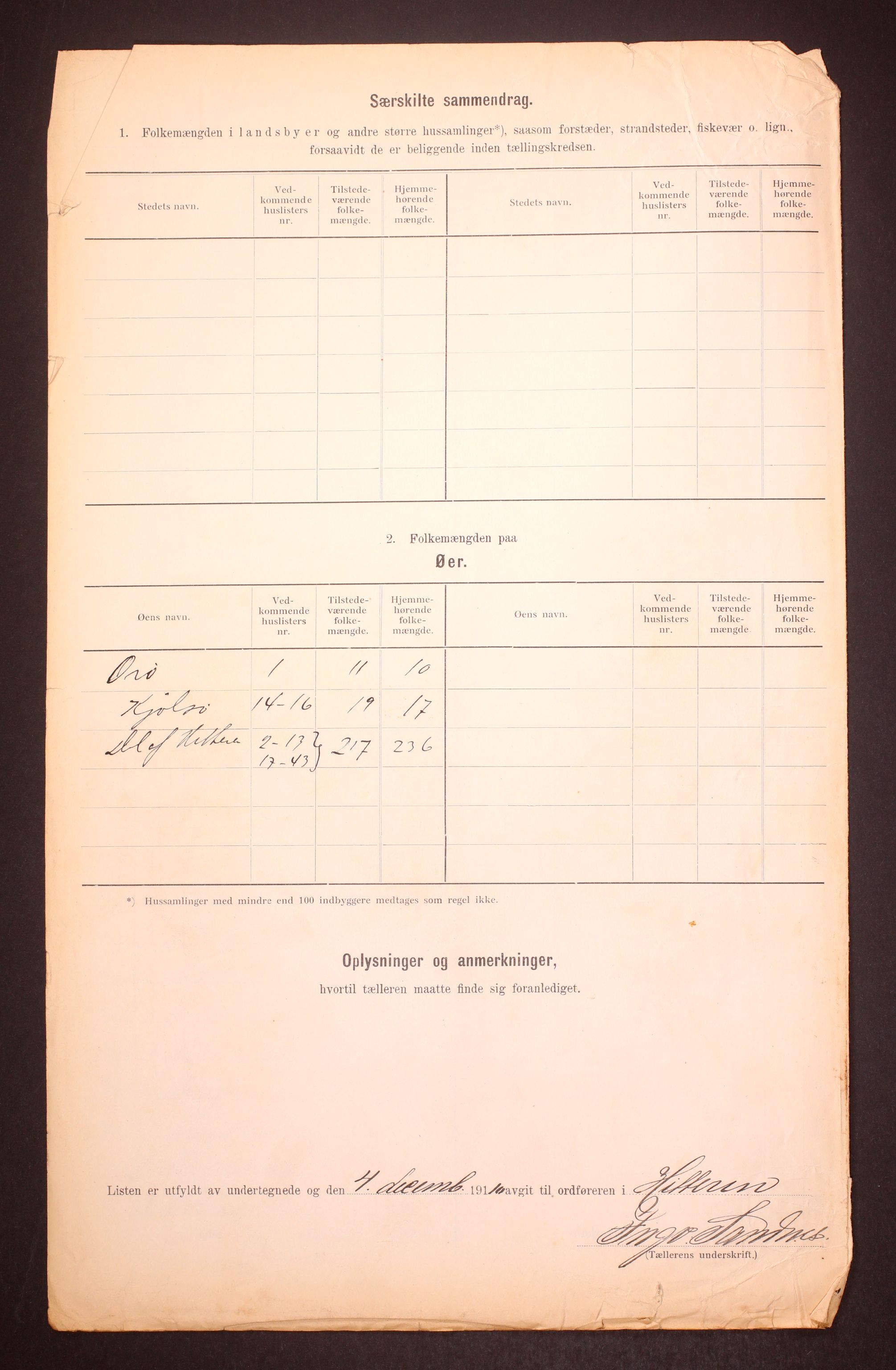 RA, 1910 census for Hitra, 1910, p. 6