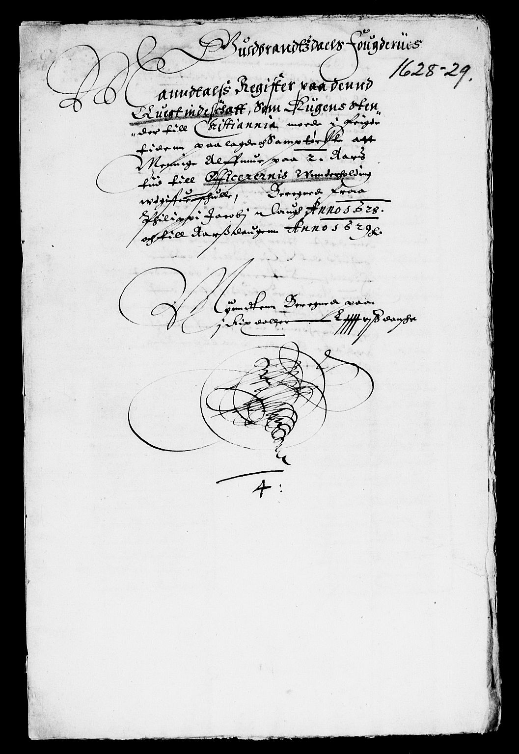 Rentekammeret inntil 1814, Reviderte regnskaper, Lensregnskaper, AV/RA-EA-5023/R/Rb/Rba/L0093: Akershus len, 1627-1629