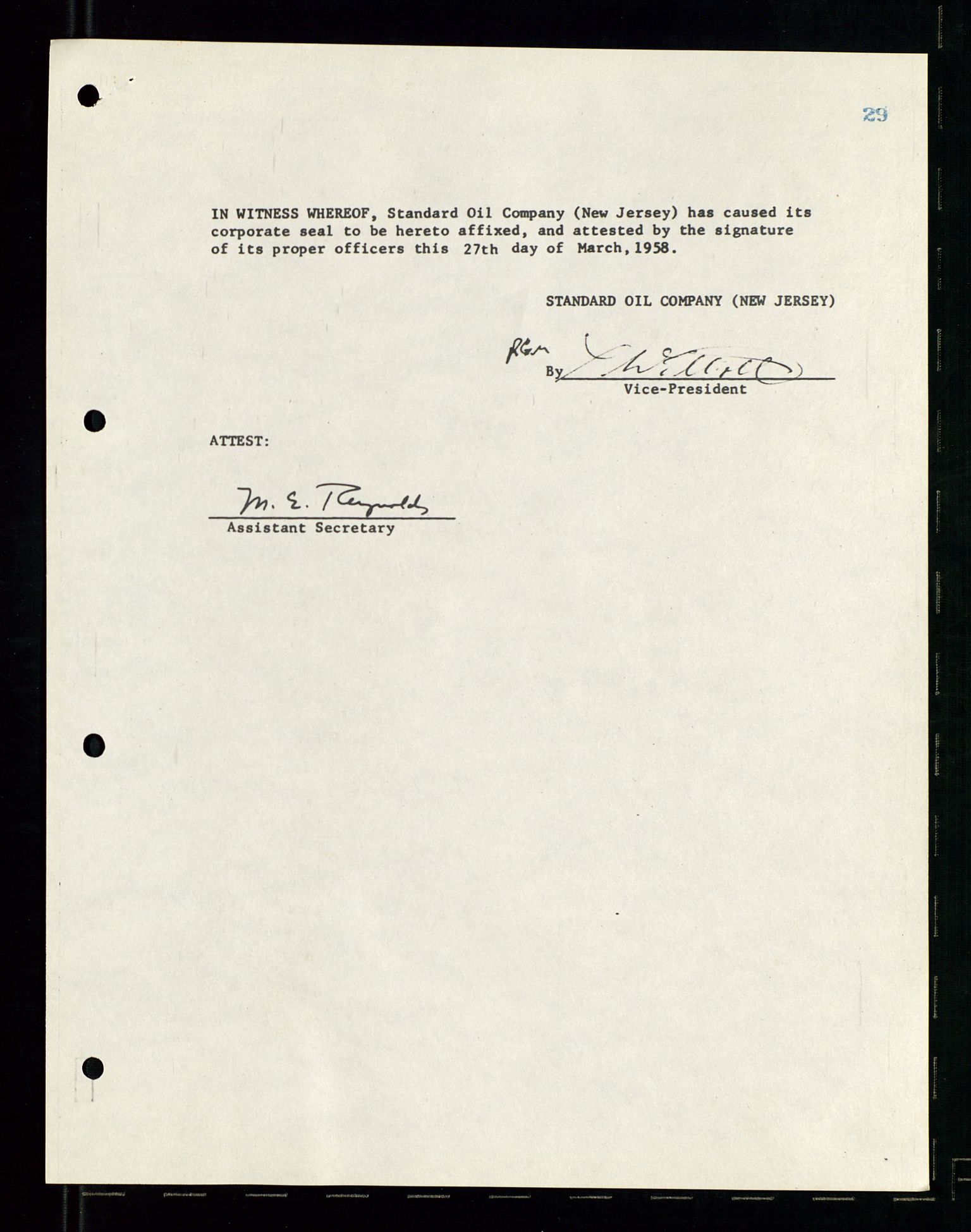 PA 1537 - A/S Essoraffineriet Norge, AV/SAST-A-101957/A/Aa/L0002/0001: Styremøter / Shareholder meetings, Board meeting minutes, 1957-1961, p. 47