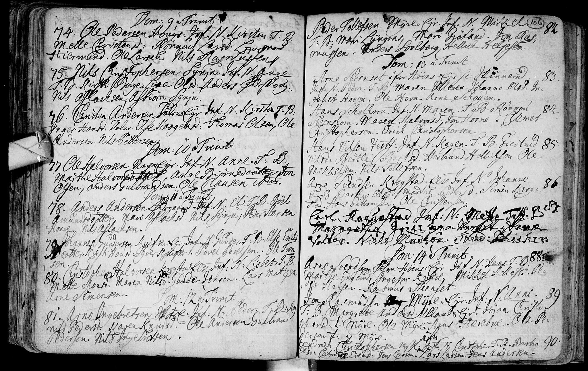 Eiker kirkebøker, AV/SAKO-A-4/F/Fa/L0003: Parish register (official) no. I 3, 1724-1753, p. 106