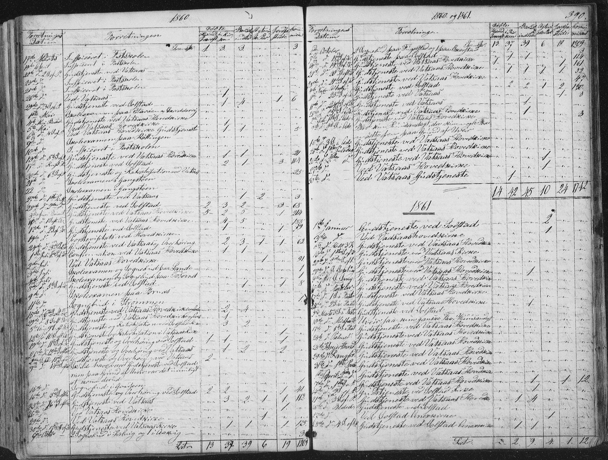 Ministerialprotokoller, klokkerbøker og fødselsregistre - Nordland, AV/SAT-A-1459/810/L0144: Parish register (official) no. 810A07 /1, 1841-1862, p. 390