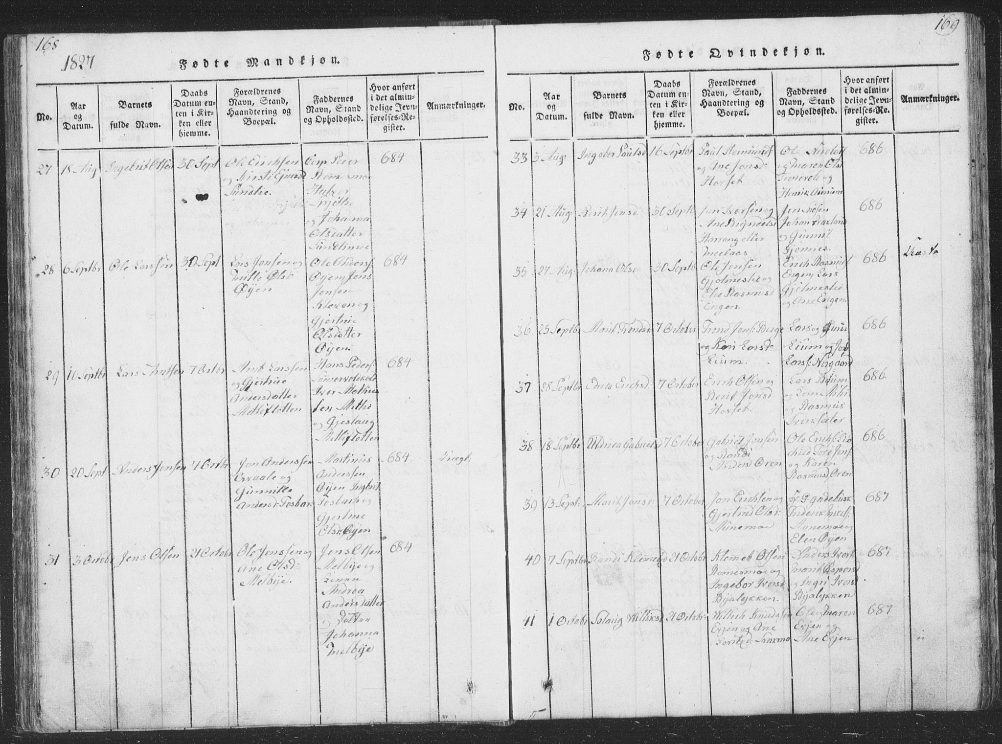 Ministerialprotokoller, klokkerbøker og fødselsregistre - Sør-Trøndelag, AV/SAT-A-1456/668/L0816: Parish register (copy) no. 668C05, 1816-1893, p. 168-169