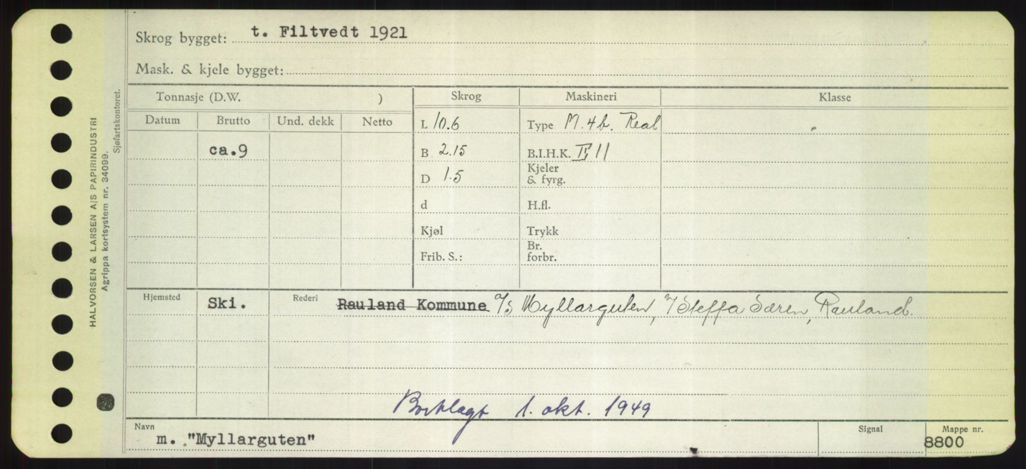 Sjøfartsdirektoratet med forløpere, Skipsmålingen, RA/S-1627/H/Hd/L0025: Fartøy, Min-Mås, p. 413