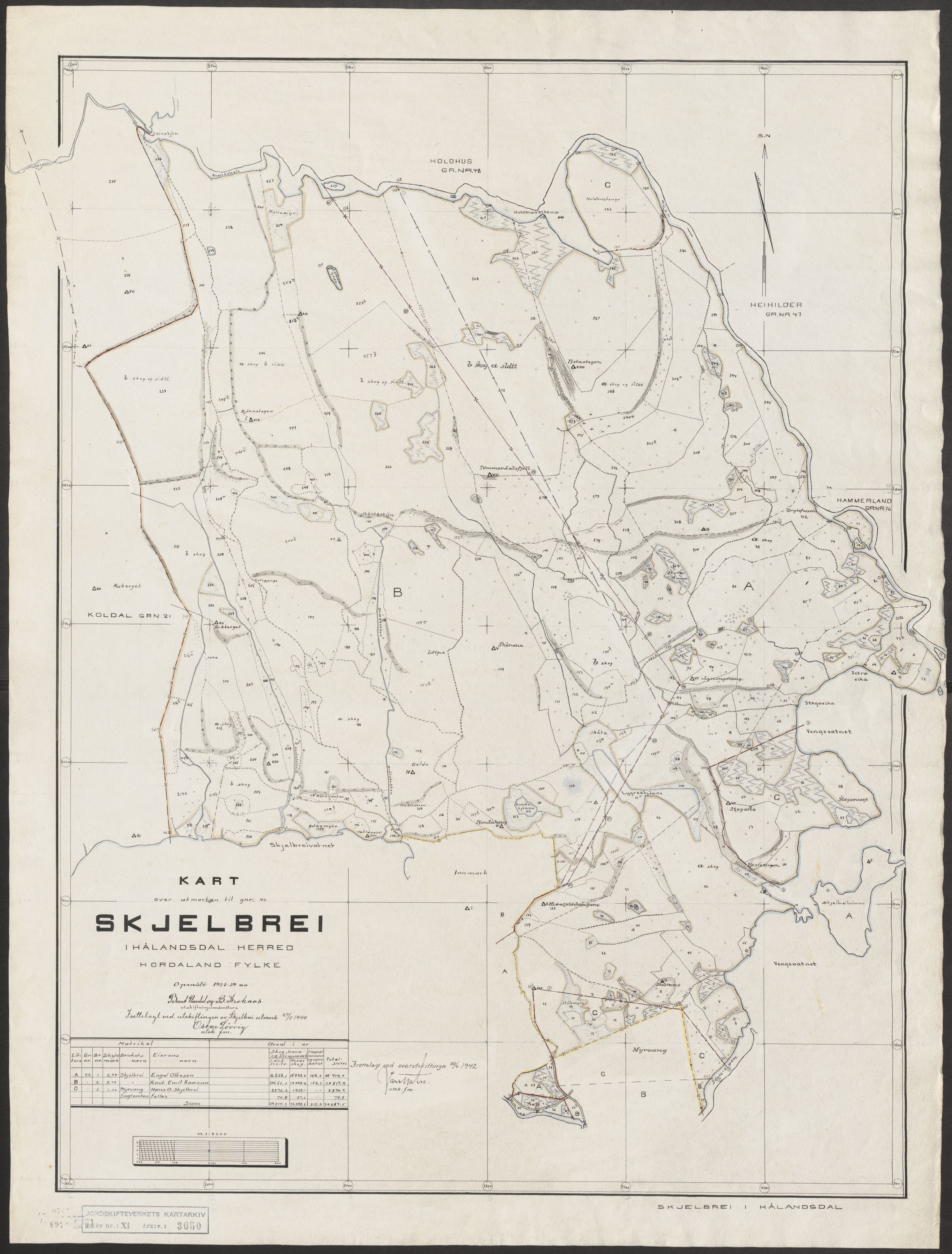 Jordskifteverkets kartarkiv, RA/S-3929/T, 1859-1988, p. 3460