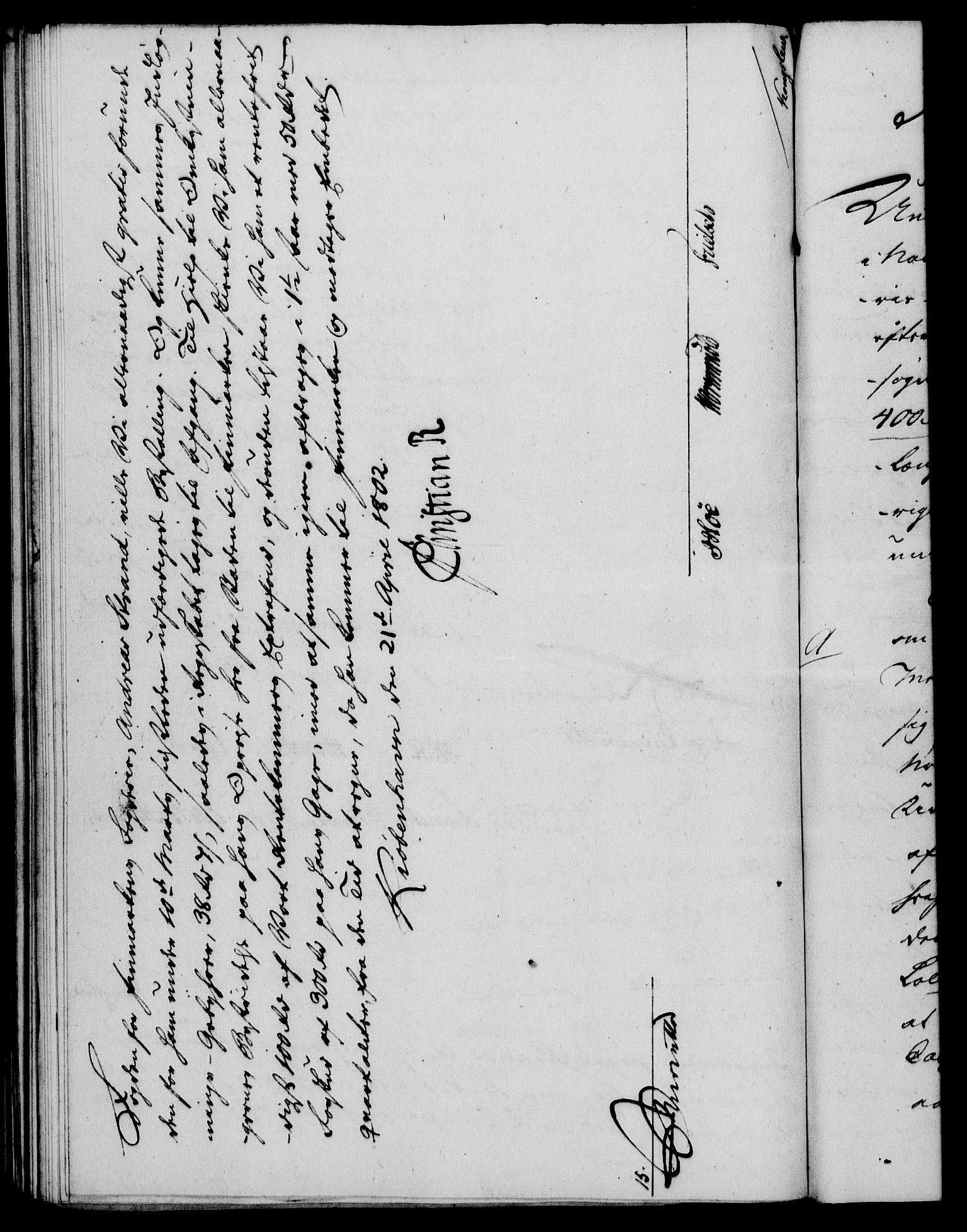 Rentekammeret, Kammerkanselliet, RA/EA-3111/G/Gf/Gfa/L0084: Norsk relasjons- og resolusjonsprotokoll (merket RK 52.84), 1802, p. 310