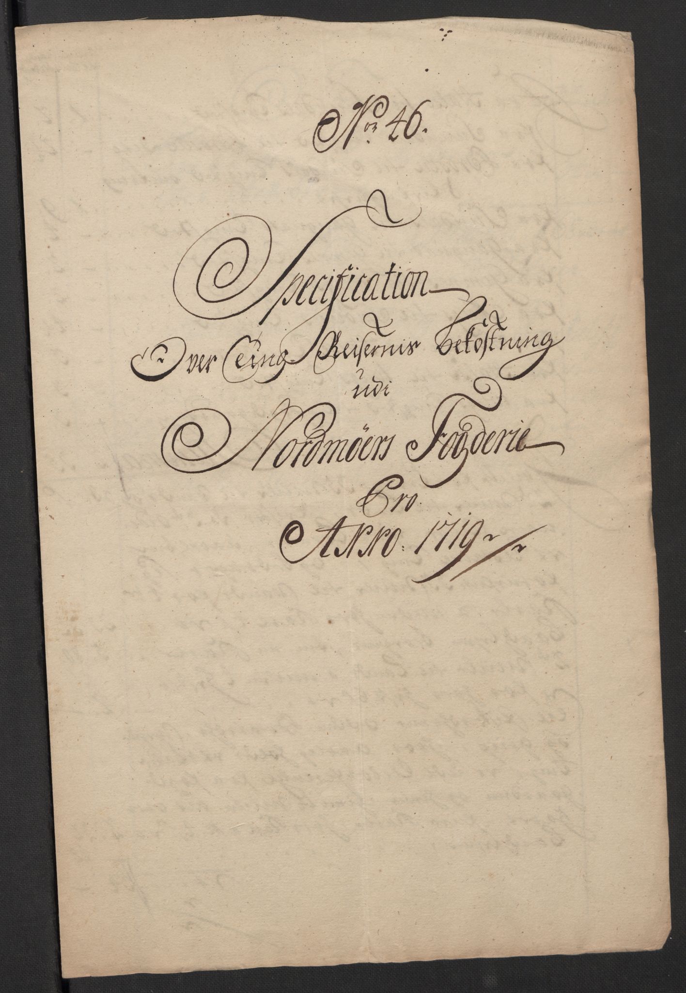 Rentekammeret inntil 1814, Reviderte regnskaper, Fogderegnskap, AV/RA-EA-4092/R56/L3752: Fogderegnskap Nordmøre, 1719, p. 346
