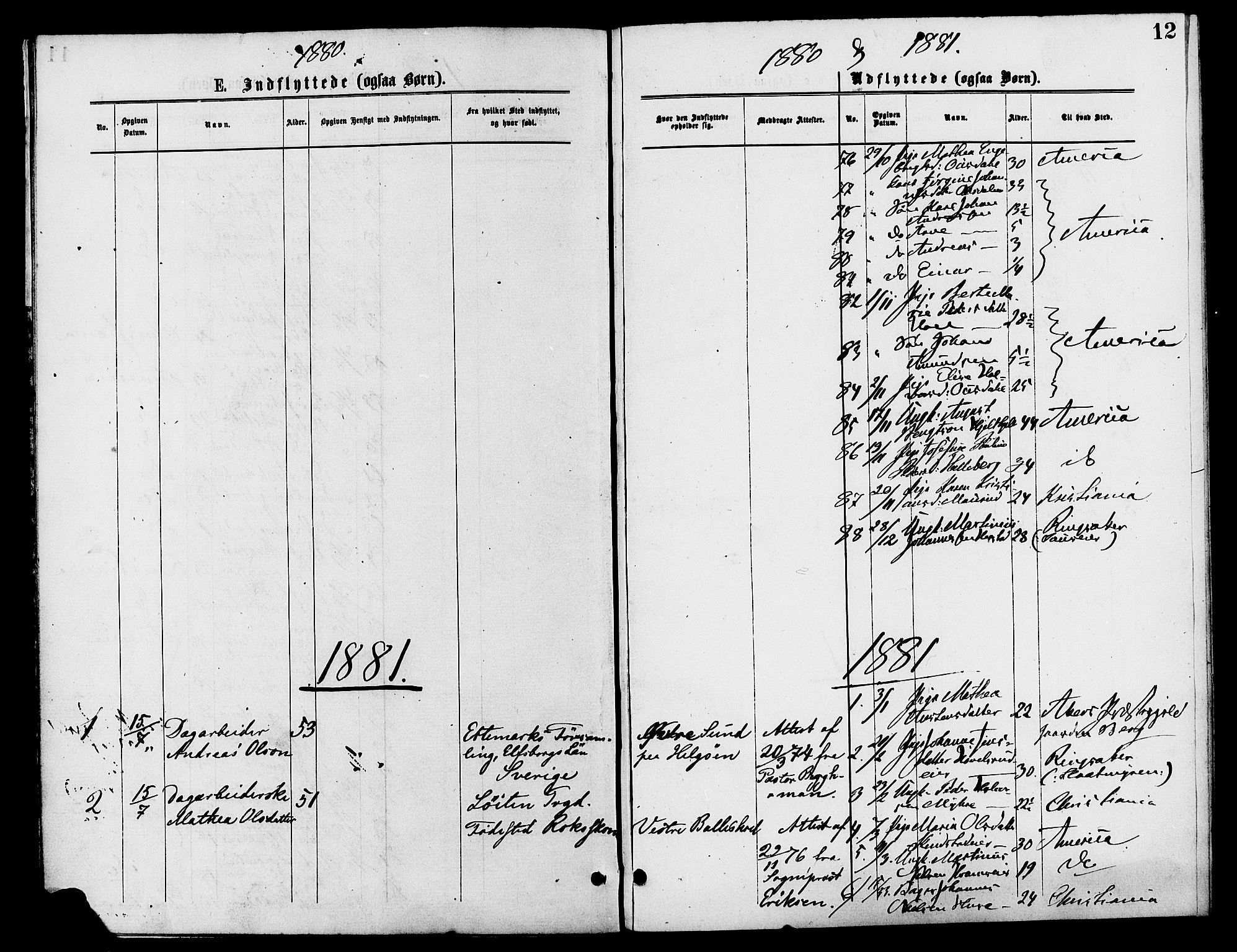 Nes prestekontor, Hedmark, AV/SAH-PREST-020/K/Ka/L0007: Parish register (official) no. 7, 1877-1886, p. 12