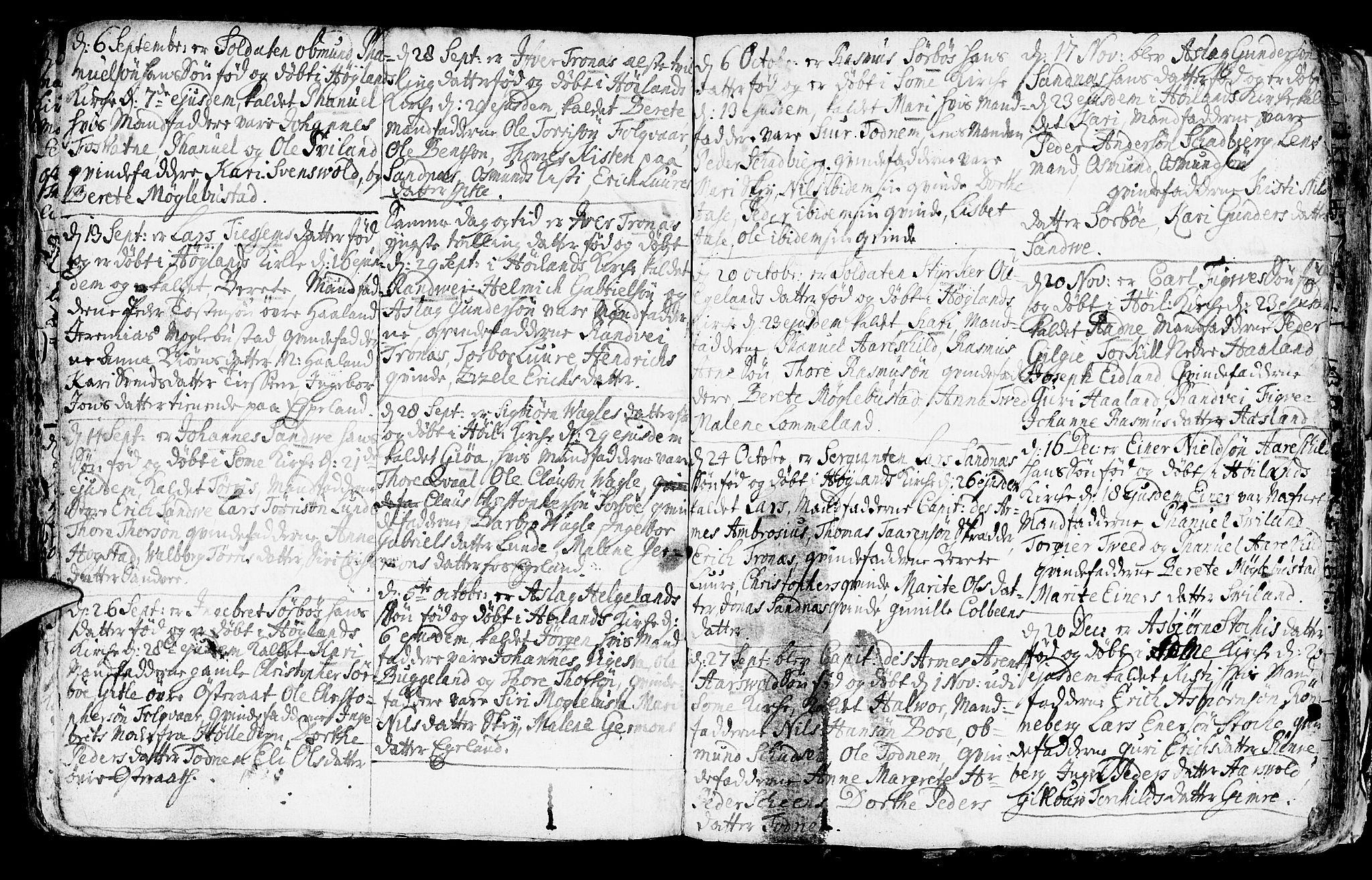 Høyland sokneprestkontor, SAST/A-101799/001/30BA/L0001: Parish register (official) no. A 1, 1691-1732