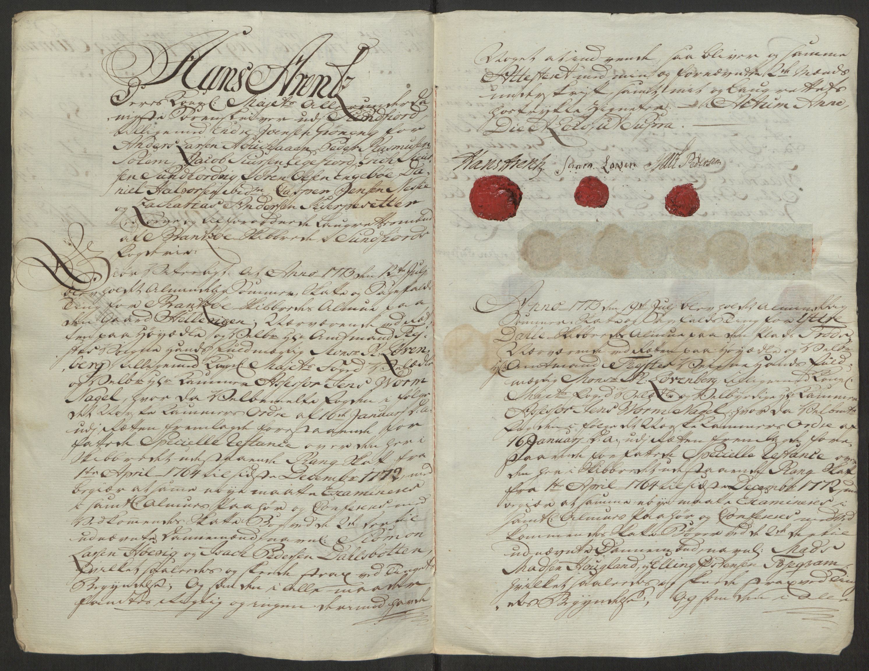 Rentekammeret inntil 1814, Reviderte regnskaper, Fogderegnskap, AV/RA-EA-4092/R53/L3551: Ekstraskatten Sunn- og Nordfjord, 1772, p. 307