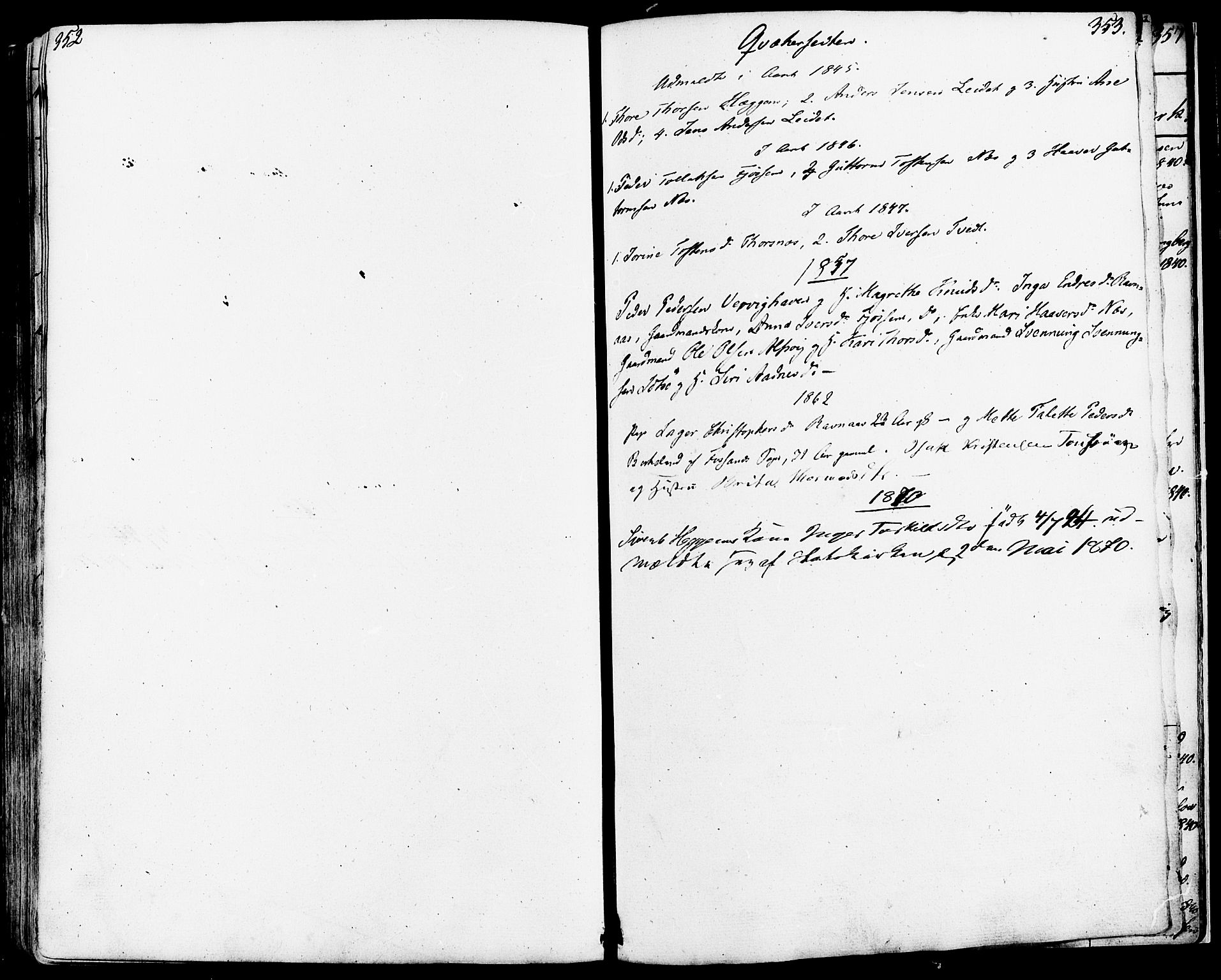 Strand sokneprestkontor, SAST/A-101828/H/Ha/Haa/L0006: Parish register (official) no. A 6, 1834-1854, p. 352-353