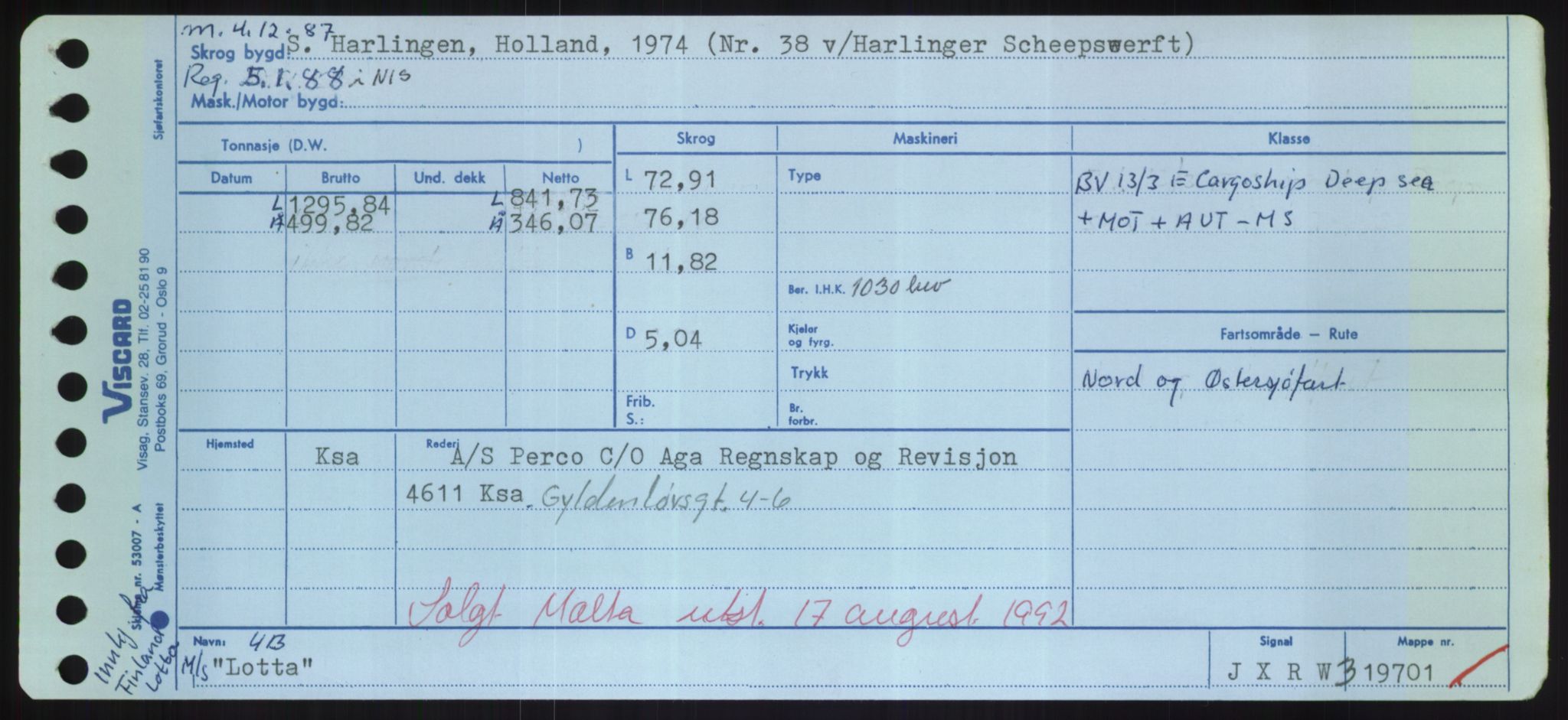 Sjøfartsdirektoratet med forløpere, Skipsmålingen, RA/S-1627/H/Hd/L0023: Fartøy, Lia-Løv, p. 369