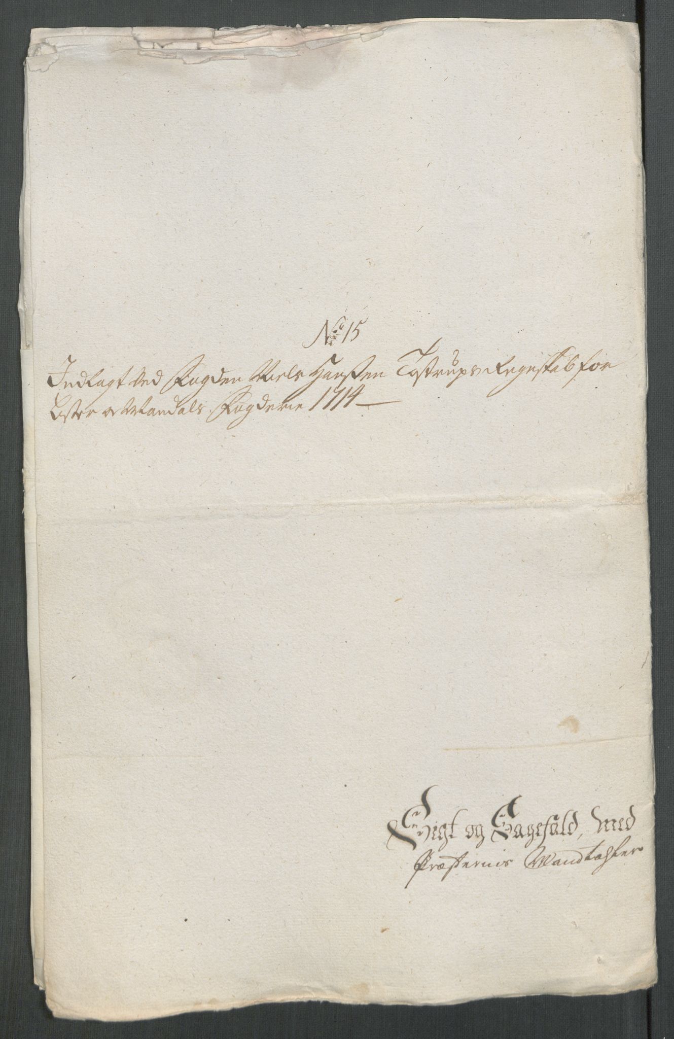 Rentekammeret inntil 1814, Reviderte regnskaper, Fogderegnskap, AV/RA-EA-4092/R43/L2558: Fogderegnskap Lista og Mandal, 1714, p. 111