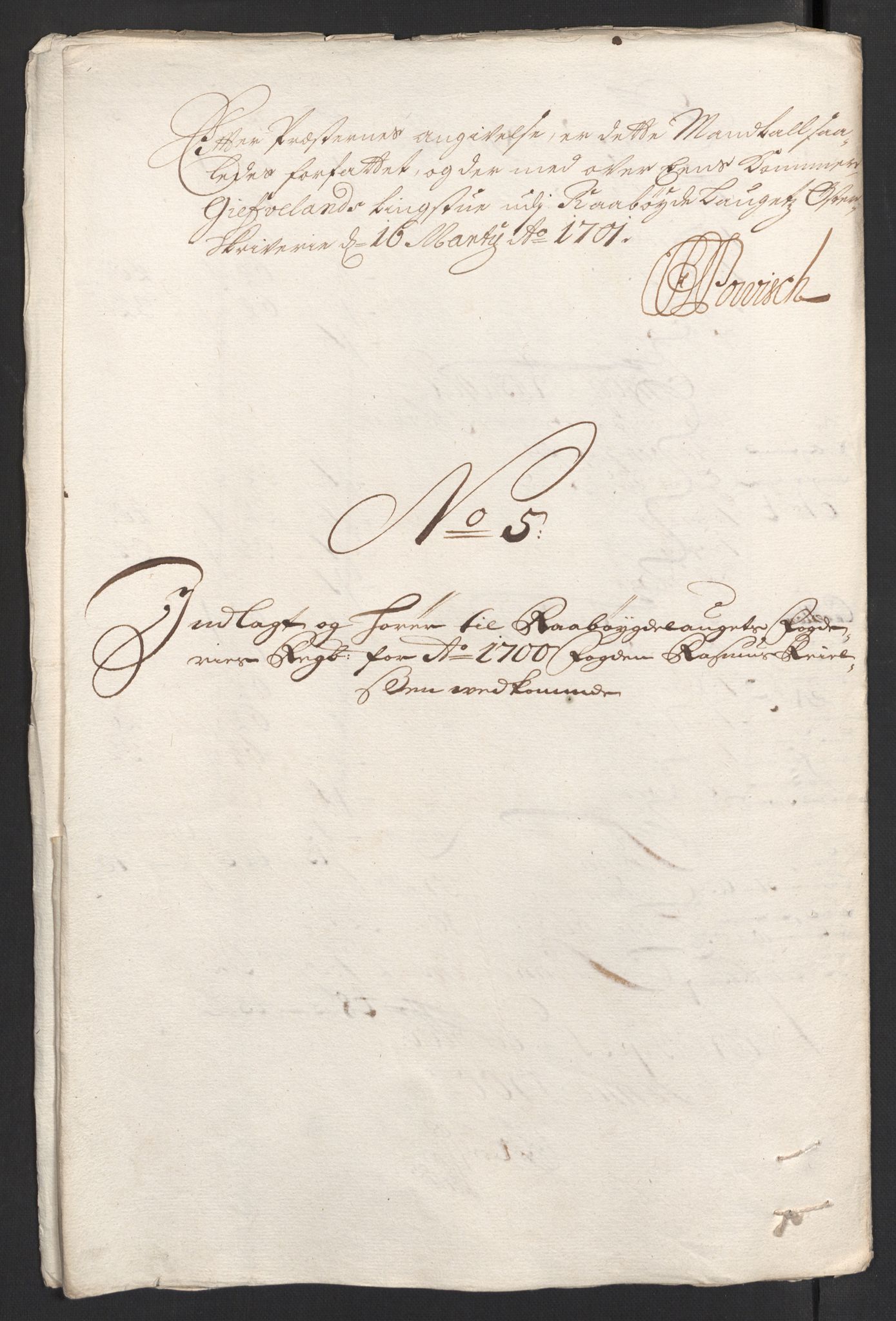 Rentekammeret inntil 1814, Reviderte regnskaper, Fogderegnskap, RA/EA-4092/R40/L2446: Fogderegnskap Råbyggelag, 1700-1702, p. 46