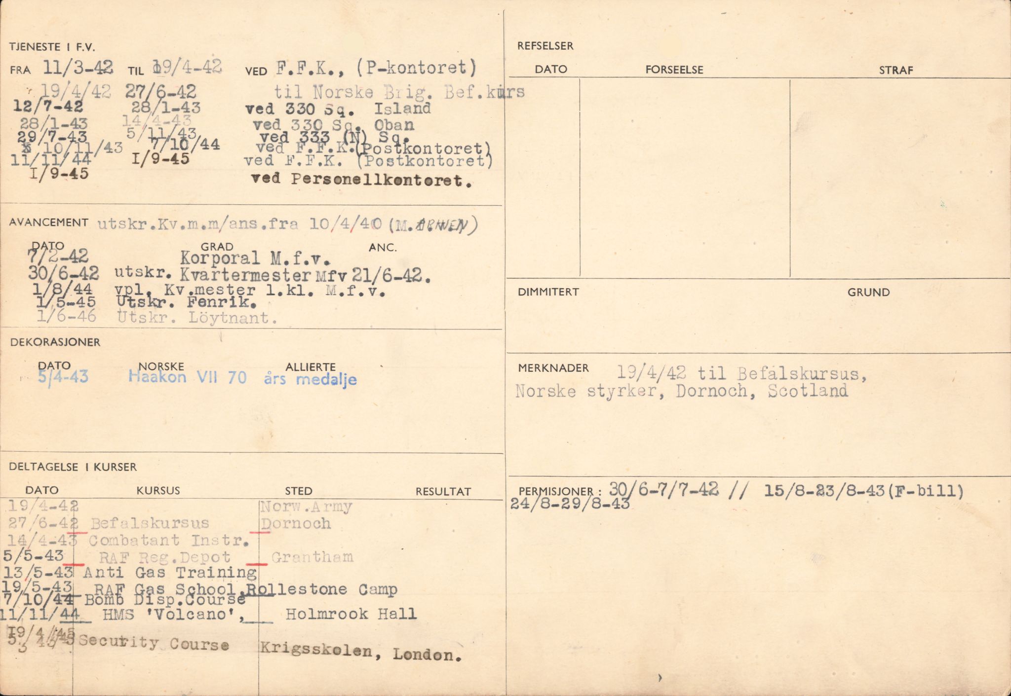 Forsvaret, Forsvarets overkommando/Luftforsvarsstaben, AV/RA-RAFA-4079/P/Pa/L0038: Personellpapirer, 1914, p. 445