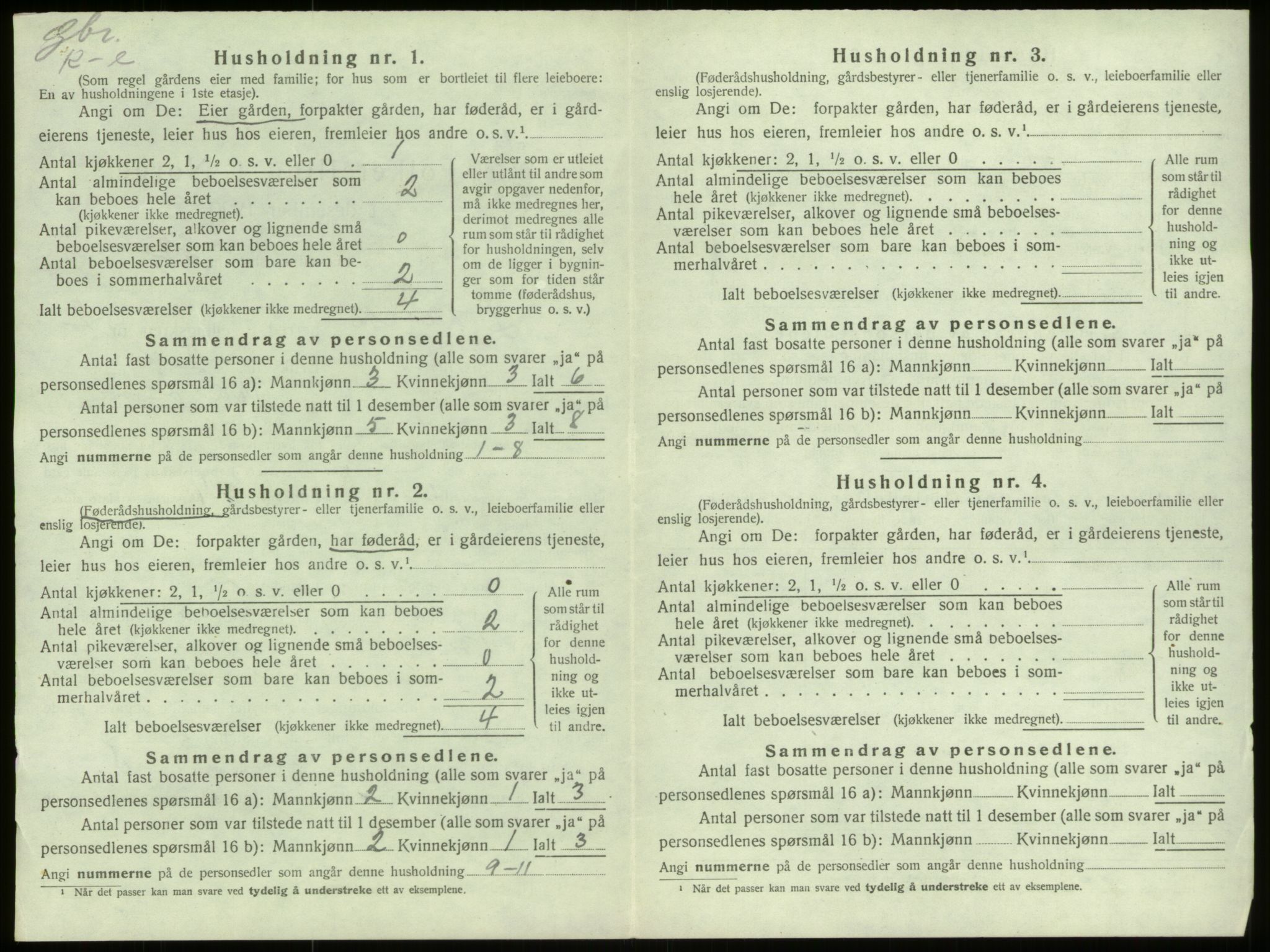 SAB, 1920 census for Davik, 1920, p. 137