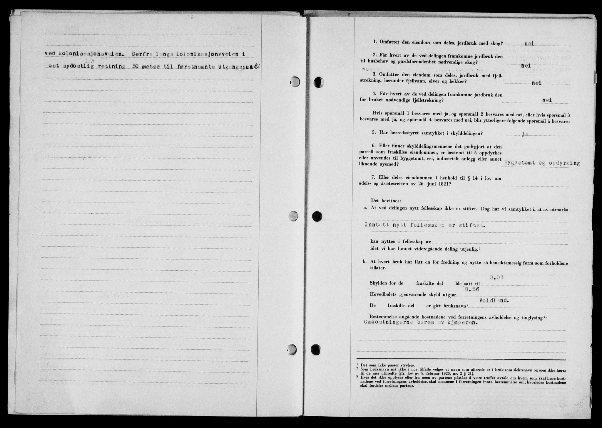 Lofoten sorenskriveri, SAT/A-0017/1/2/2C/L0019a: Mortgage book no. 19a, 1948-1948, Diary no: : 2285/1948