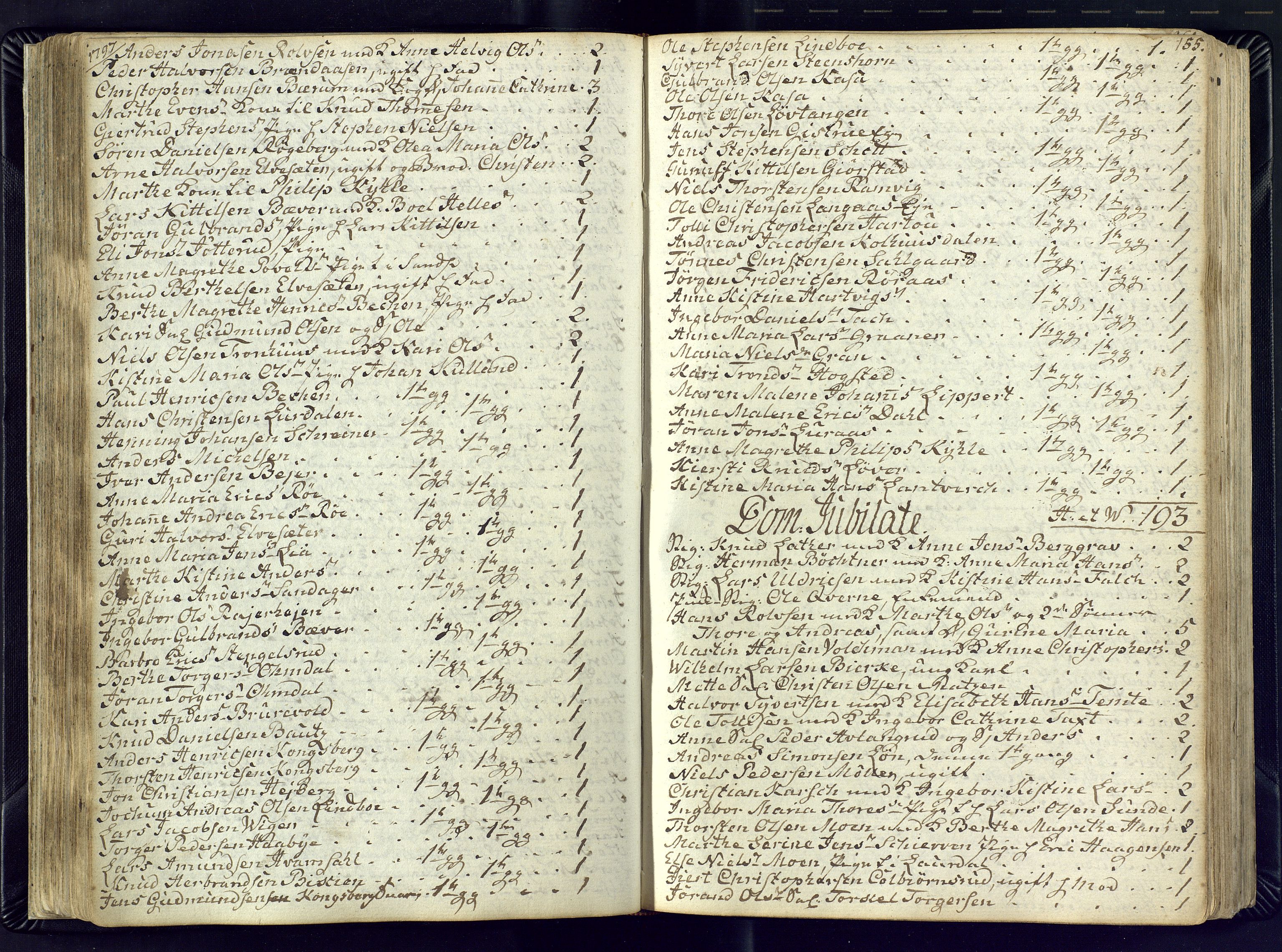 Kongsberg kirkebøker, SAKO/A-22/M/Ma/L0012: Communicants register no. 12, 1794-1800, p. 155
