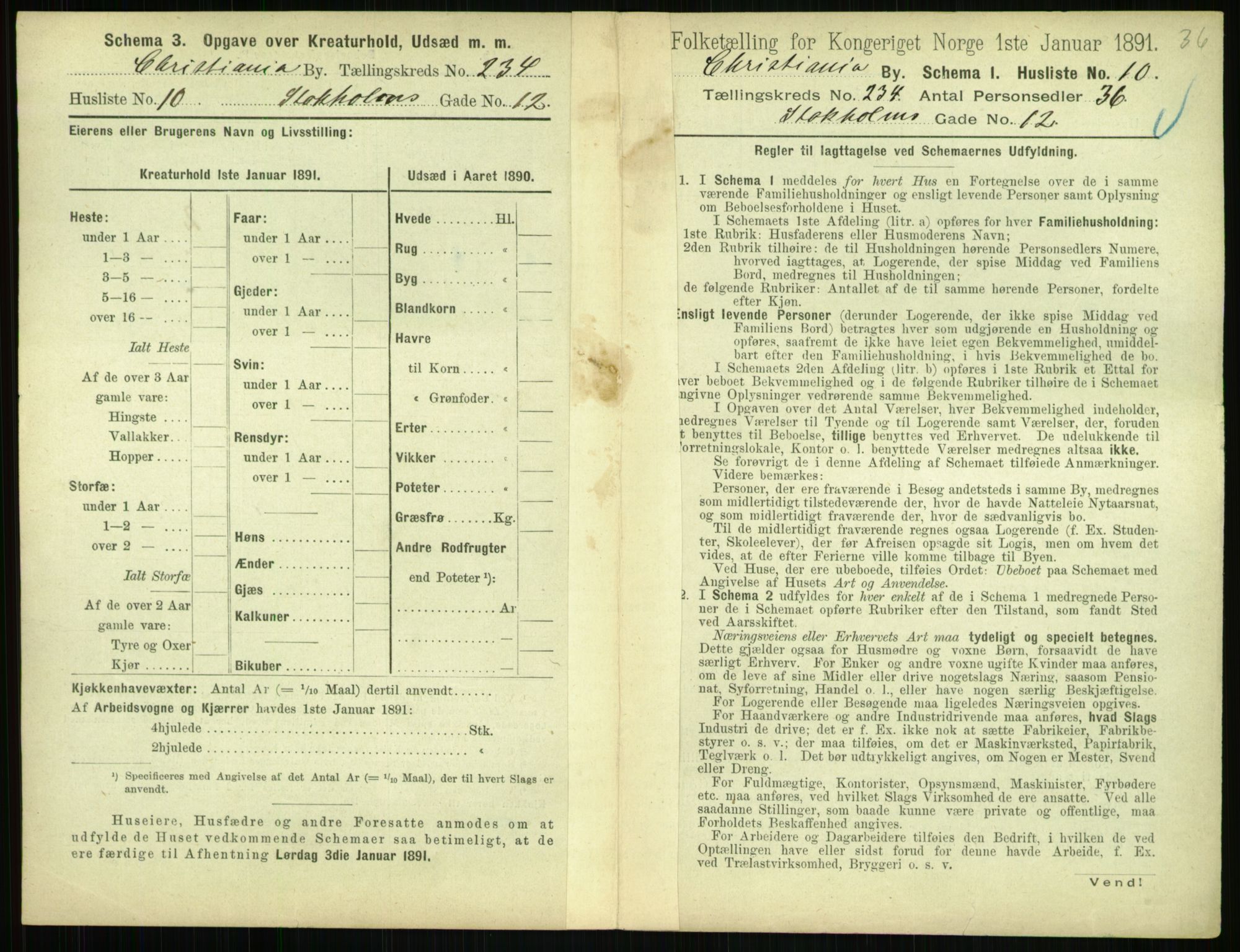 RA, 1891 census for 0301 Kristiania, 1891, p. 143433