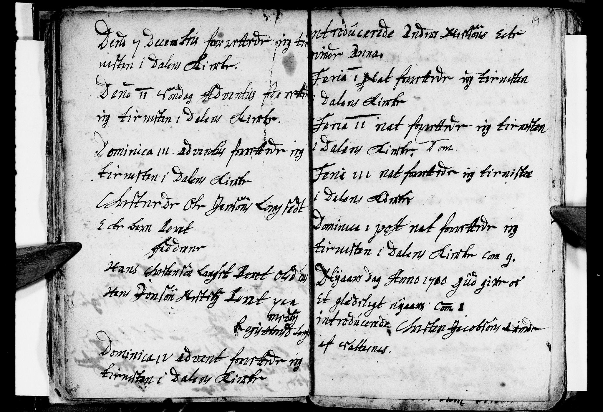 Ministerialprotokoller, klokkerbøker og fødselsregistre - Nordland, SAT/A-1459/847/L0661: Parish register (official) no. 847A01, 1708-1717, p. 19