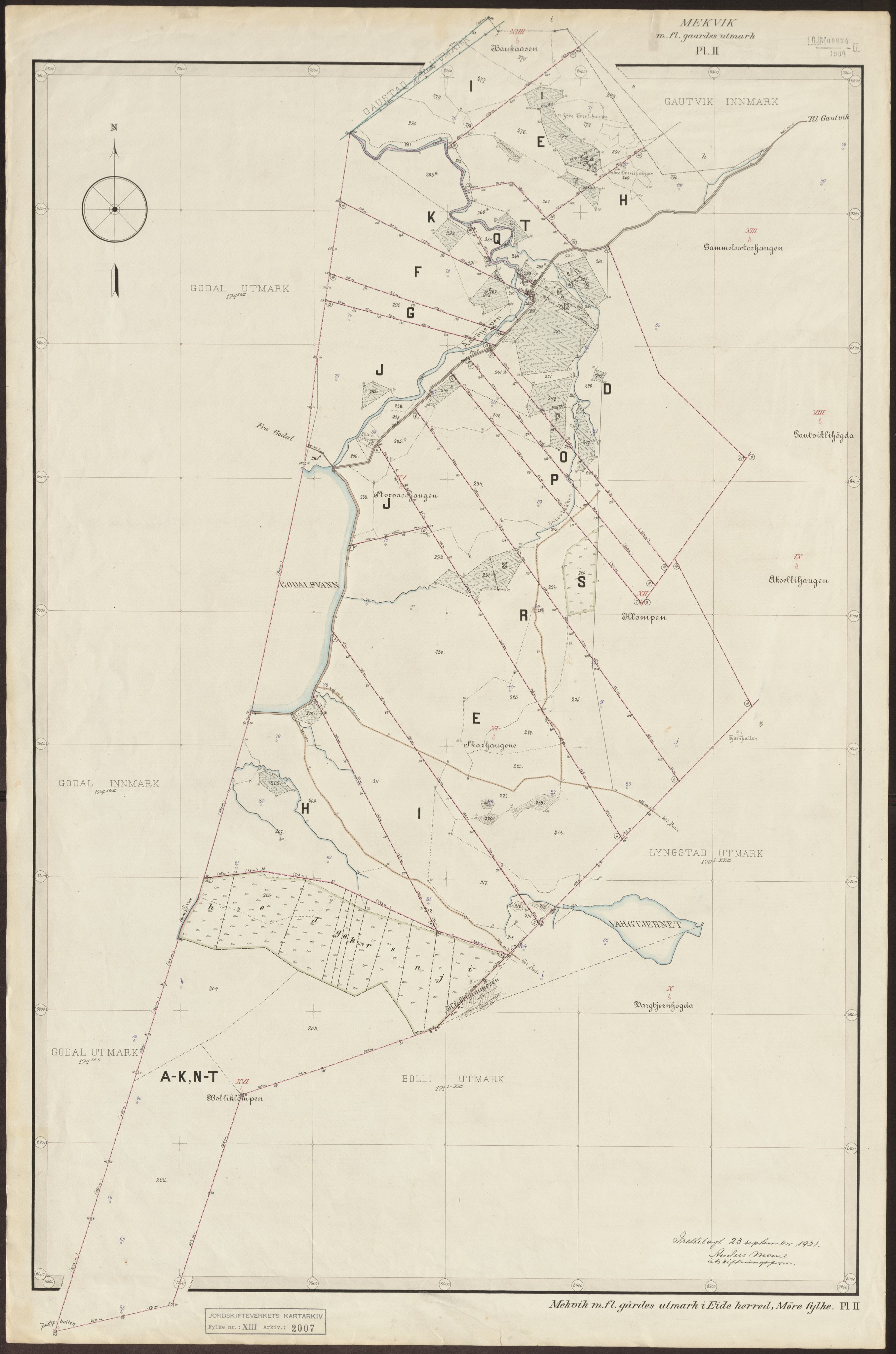 Jordskifteverkets kartarkiv, AV/RA-S-3929/T, 1859-1988, p. 2446