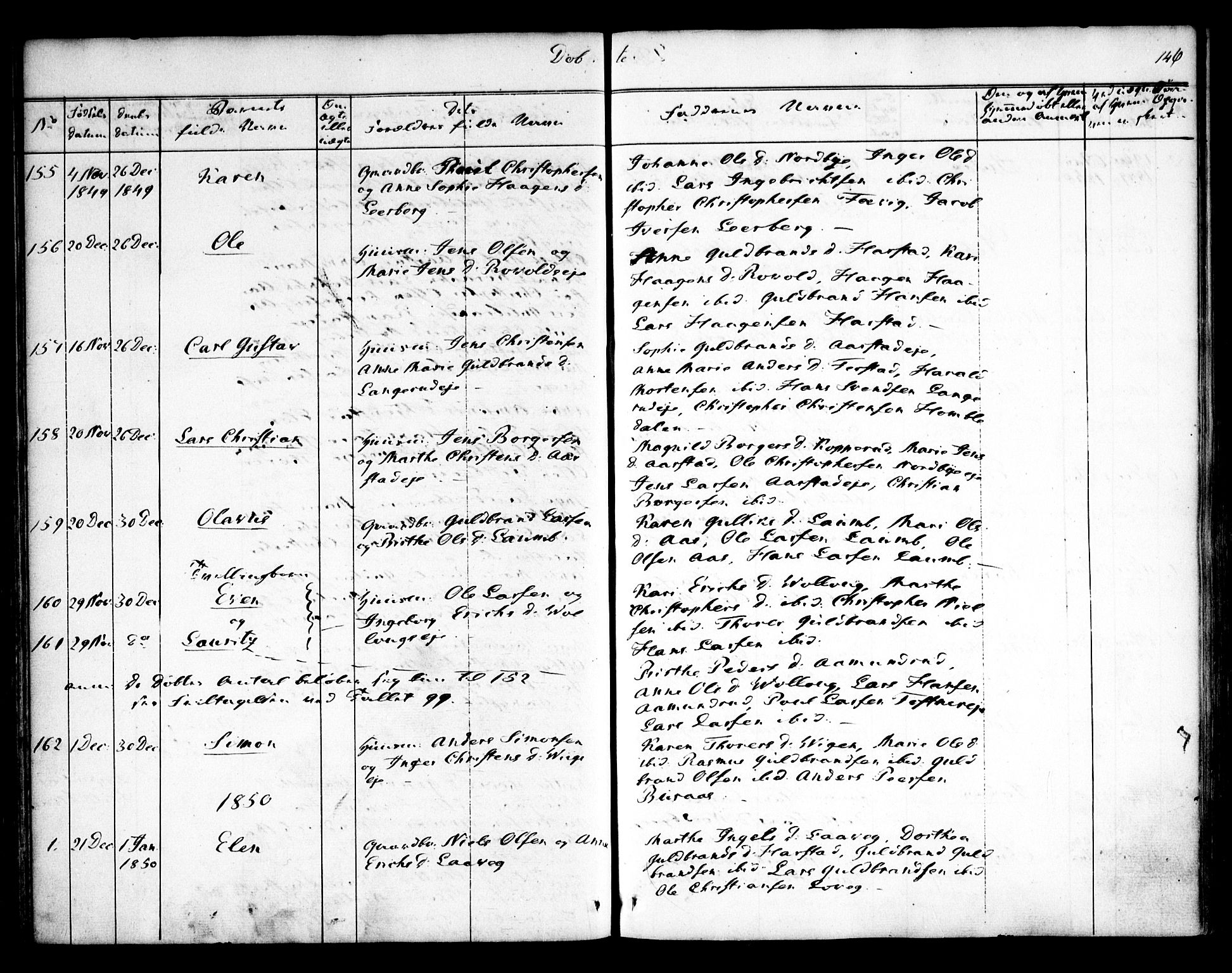 Nannestad prestekontor Kirkebøker, AV/SAO-A-10414a/F/Fa/L0010: Parish register (official) no. I 10, 1840-1850, p. 146