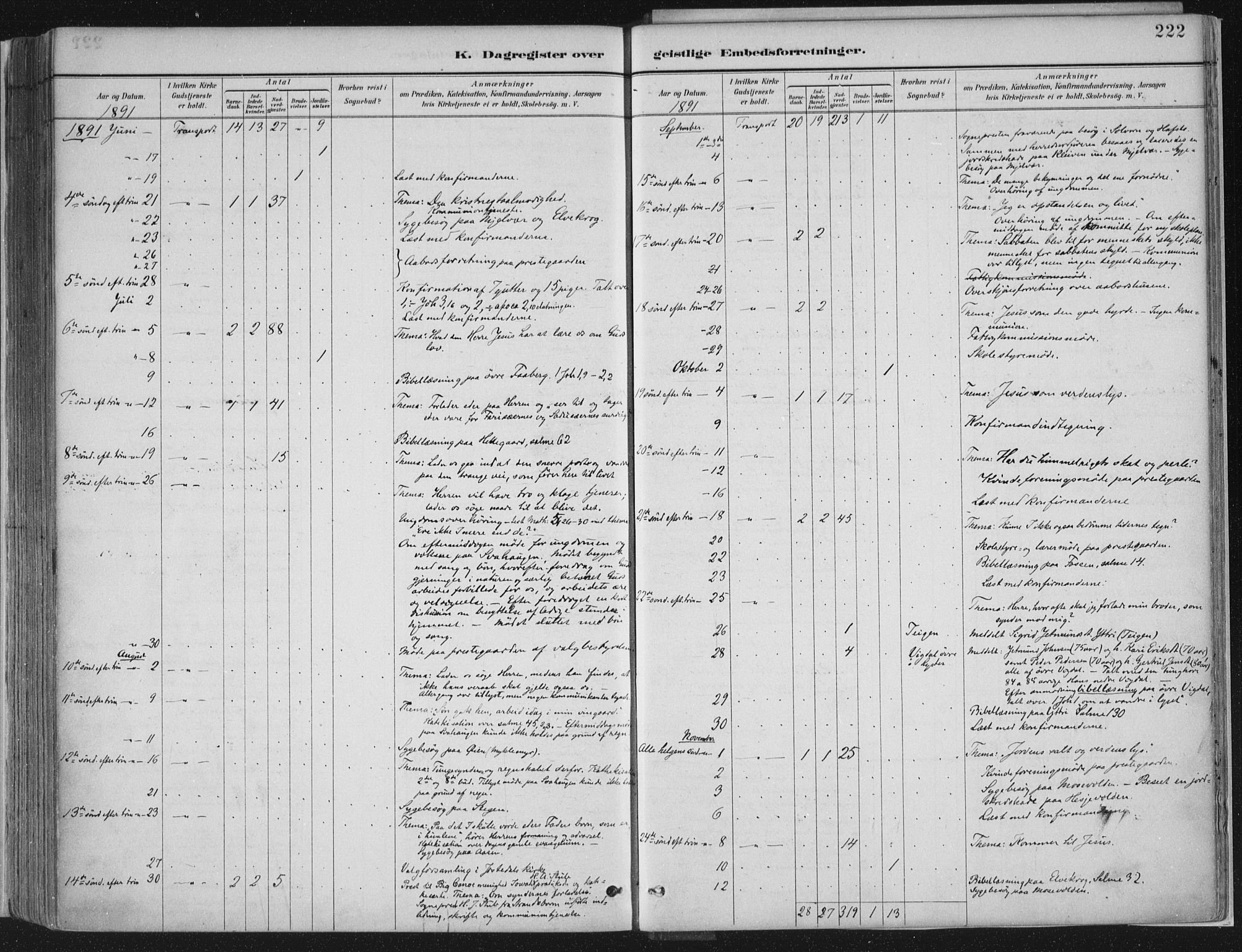 Jostedal sokneprestembete, SAB/A-80601/H/Haa/Haab/L0001: Parish register (official) no. B 1, 1887-1914, p. 222