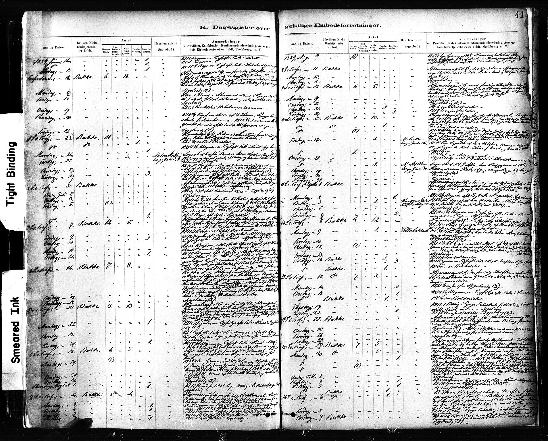 Ministerialprotokoller, klokkerbøker og fødselsregistre - Sør-Trøndelag, AV/SAT-A-1456/604/L0189: Parish register (official) no. 604A10, 1878-1892, p. 414