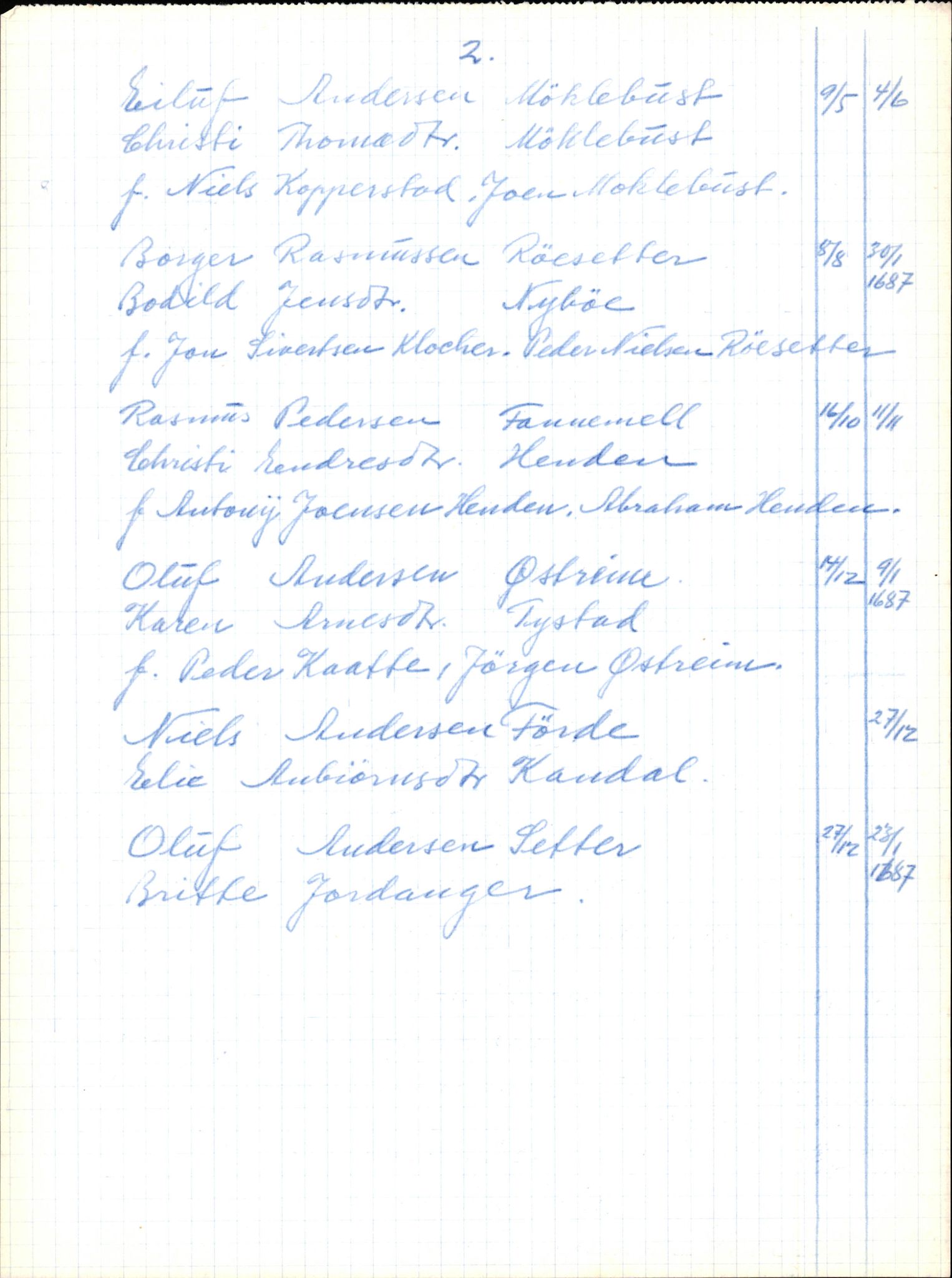 Samling av fulltekstavskrifter, SAB/FULLTEKST/B/14/0001: Gloppen sokneprestembete, ministerialbok nr. A 1, 1686-1711, p. 12