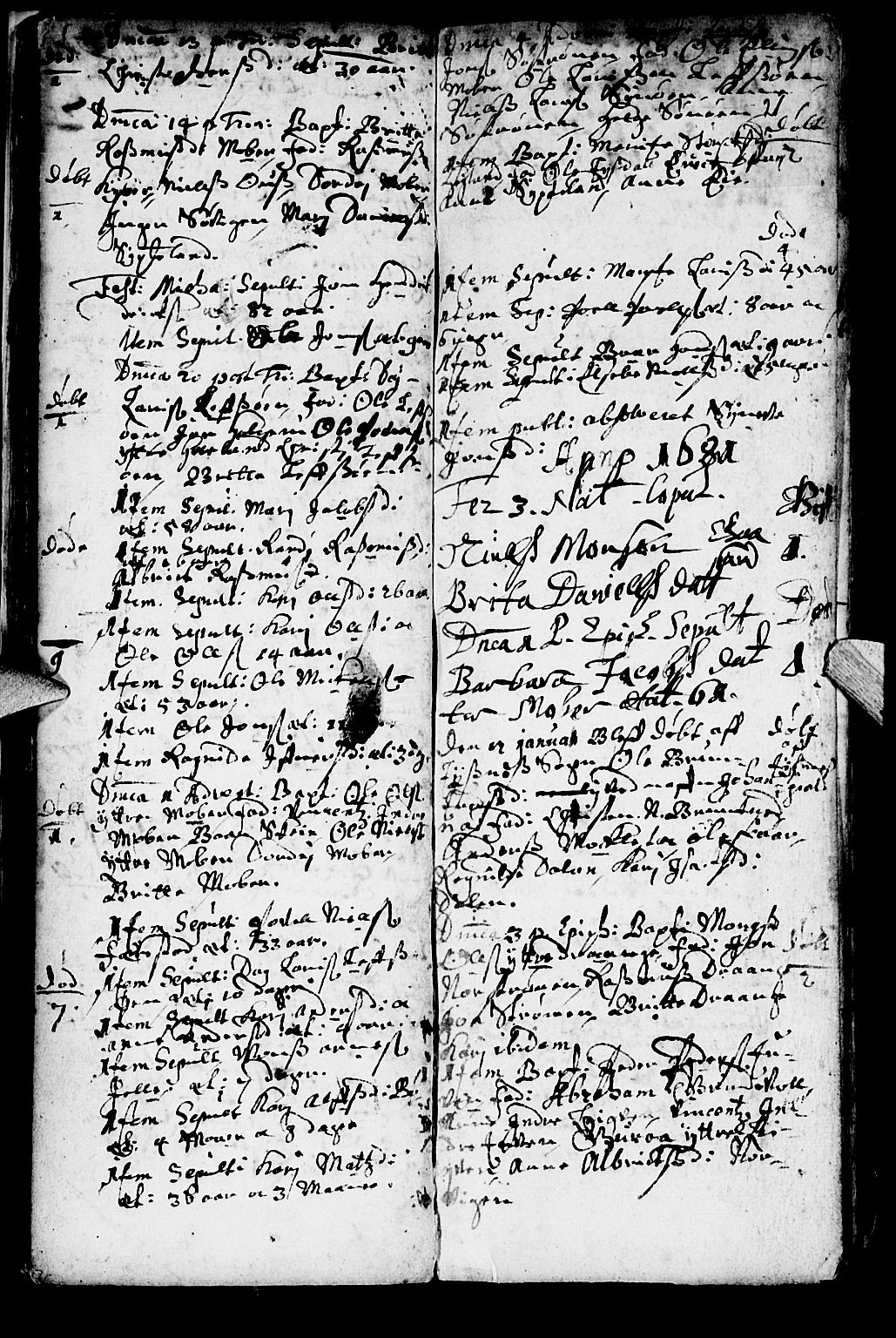 Os sokneprestembete, SAB/A-99929: Parish register (official) no. A 1, 1669-1722, p. 21