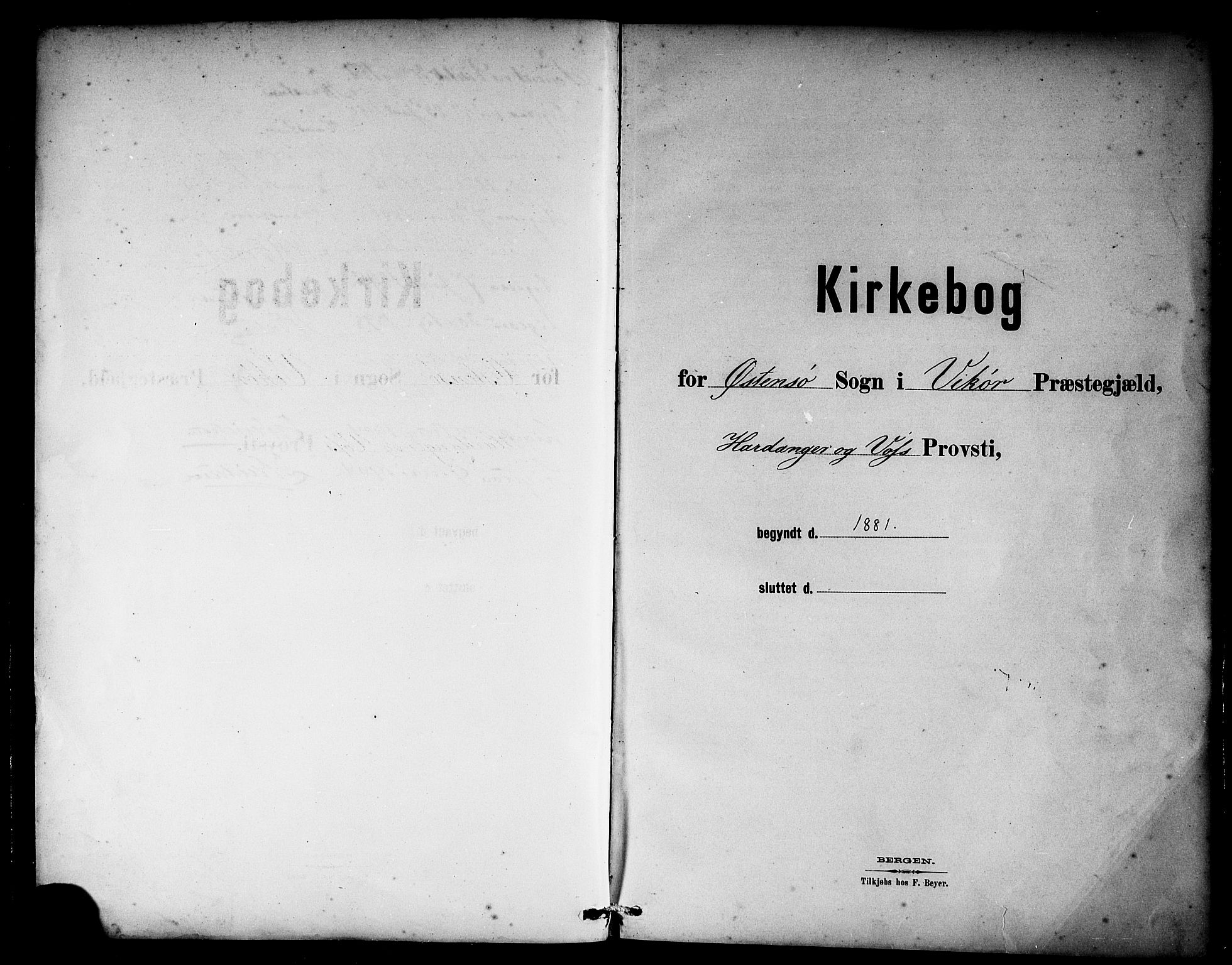 Kvam sokneprestembete, AV/SAB-A-76201/H/Hab: Parish register (copy) no. C 3, 1881-1905