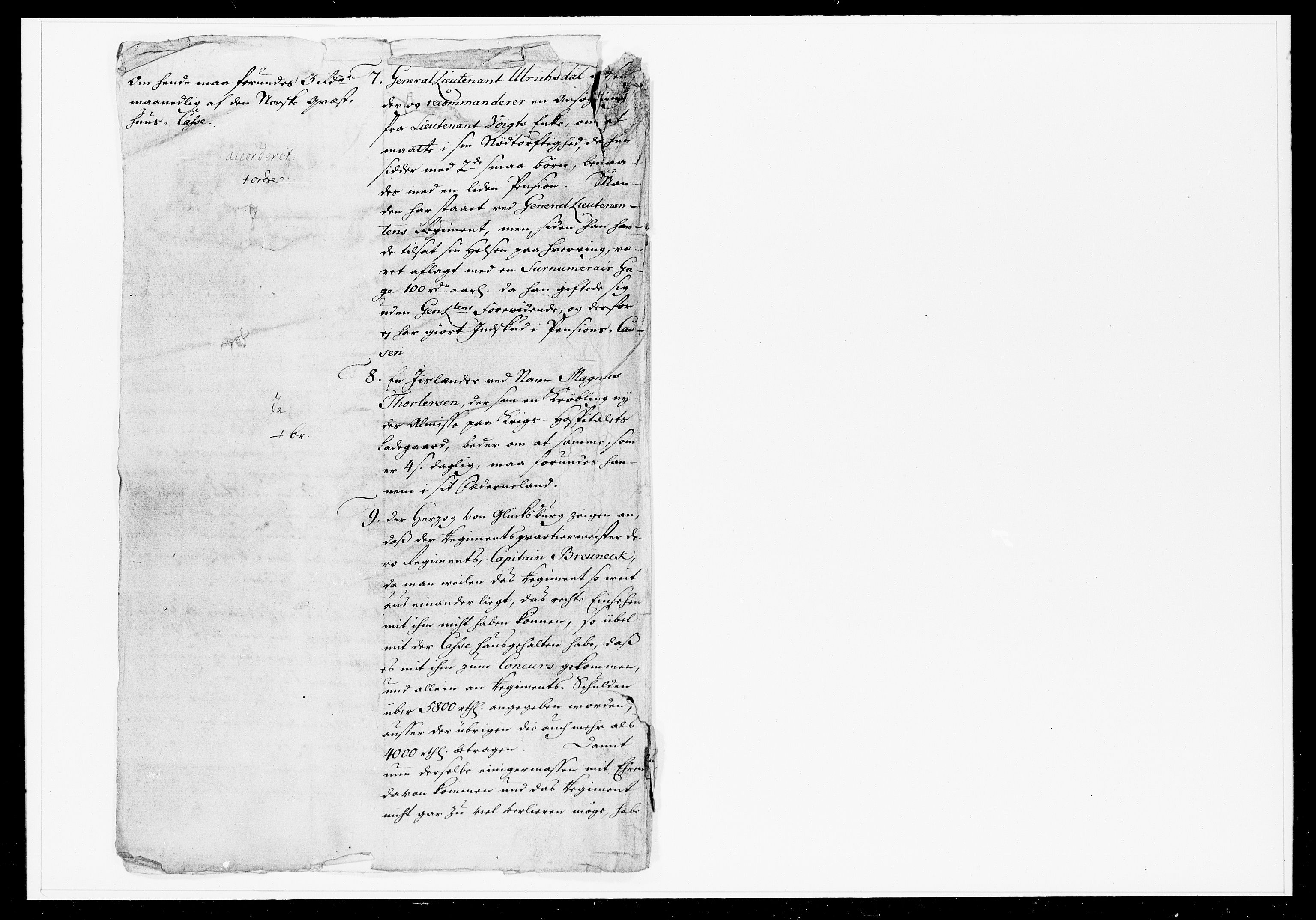 Krigskollegiet, Krigskancelliet, DRA/A-0006/-/1226-1232: Refererede sager, 1751, p. 83