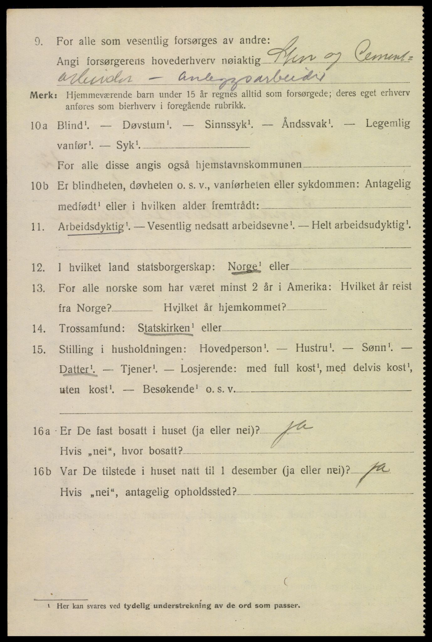 SAK, 1920 census for Kristiansand, 1920, p. 26752